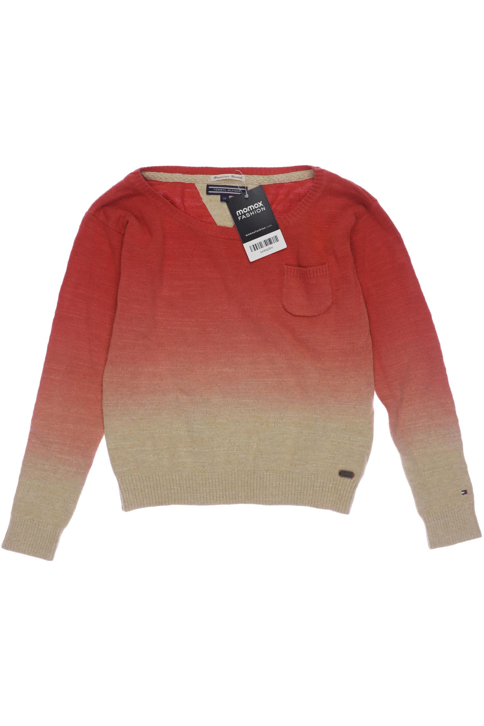 

Tommy Hilfiger Damen Pullover, orange, Gr. 128