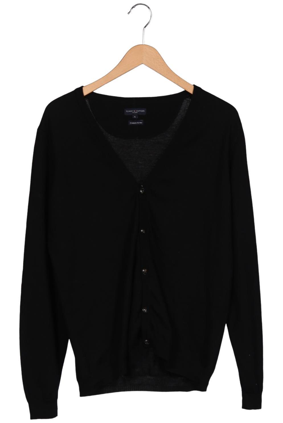 Thumbnail - Tommy Hilfiger Tailored Herren Strickjacke, schwarz, Gr. 54