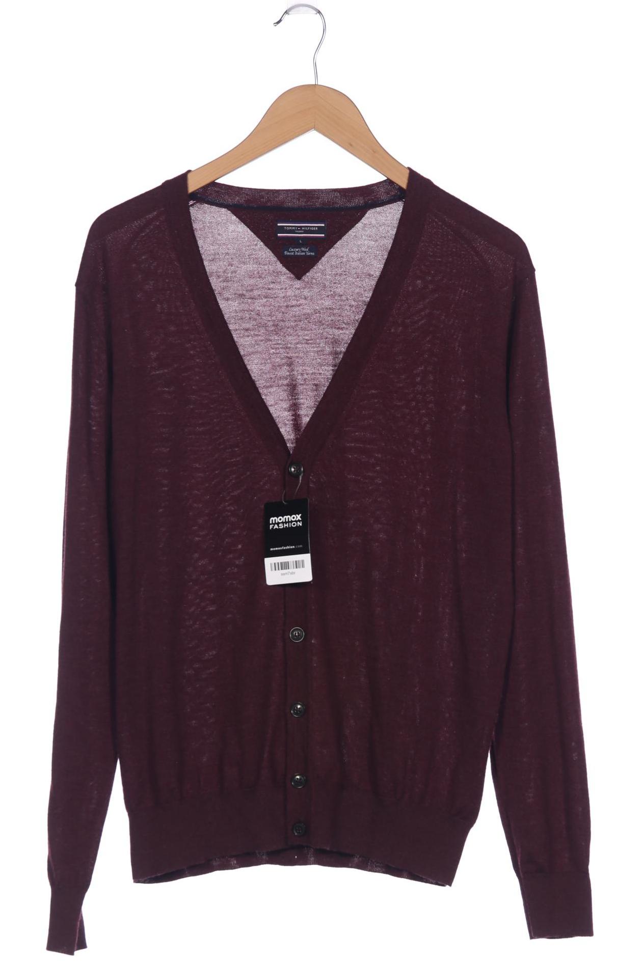 

Tommy Hilfiger Tailored Herren Strickjacke, bordeaux, Gr. 52