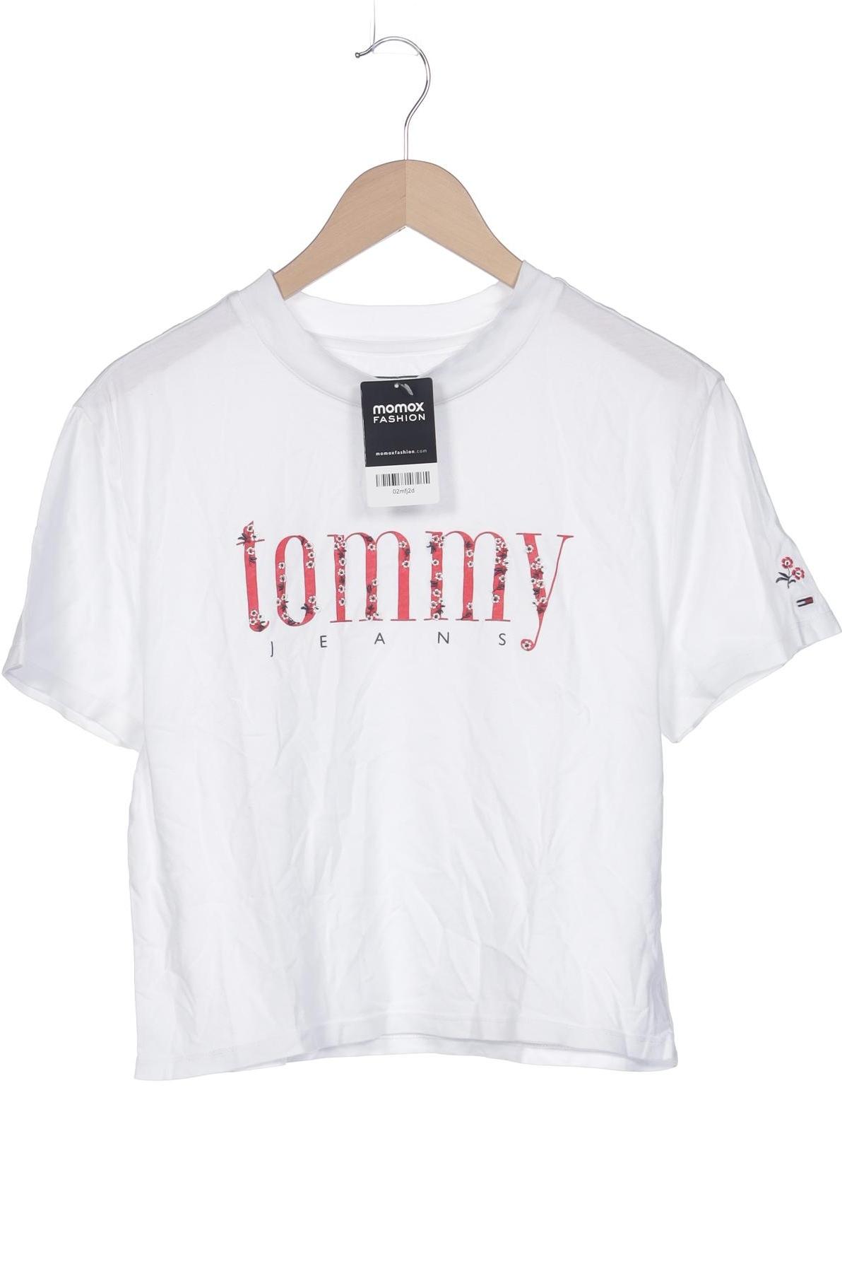 

Tommy Jeans Damen T-Shirt, weiß, Gr. 34