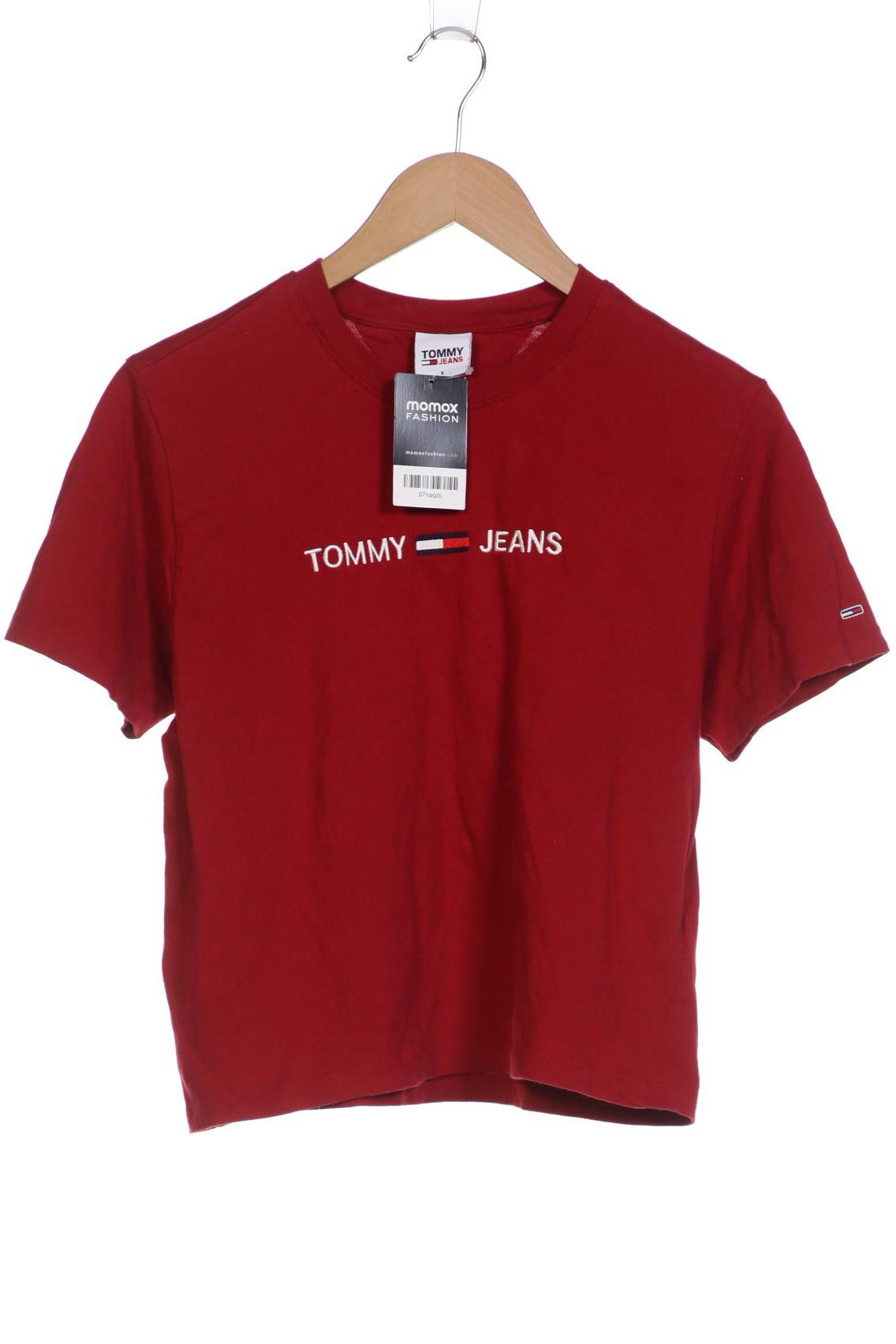 

Tommy Jeans Damen T-Shirt, rot, Gr. 36