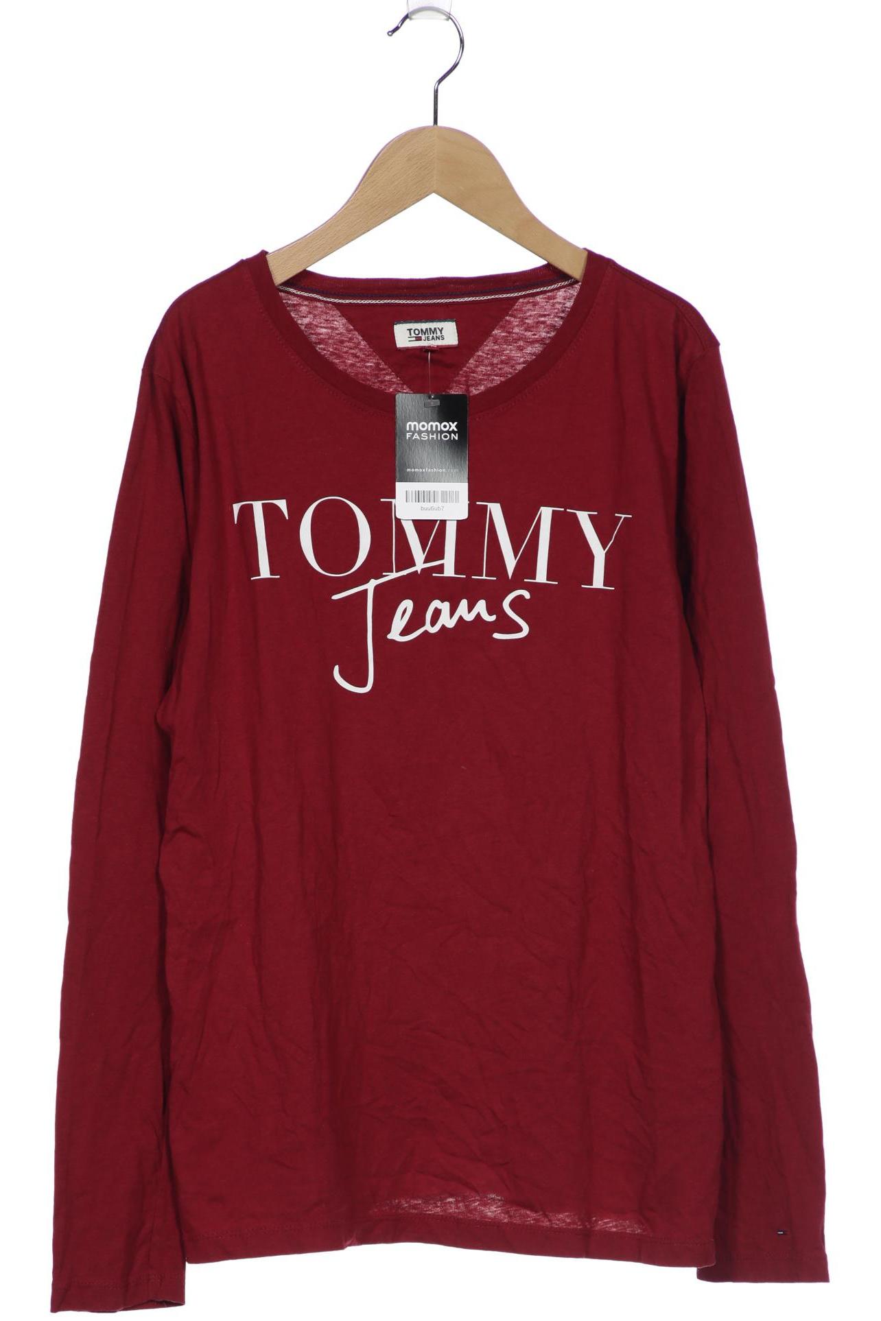 

Tommy Jeans Damen Langarmshirt, bordeaux