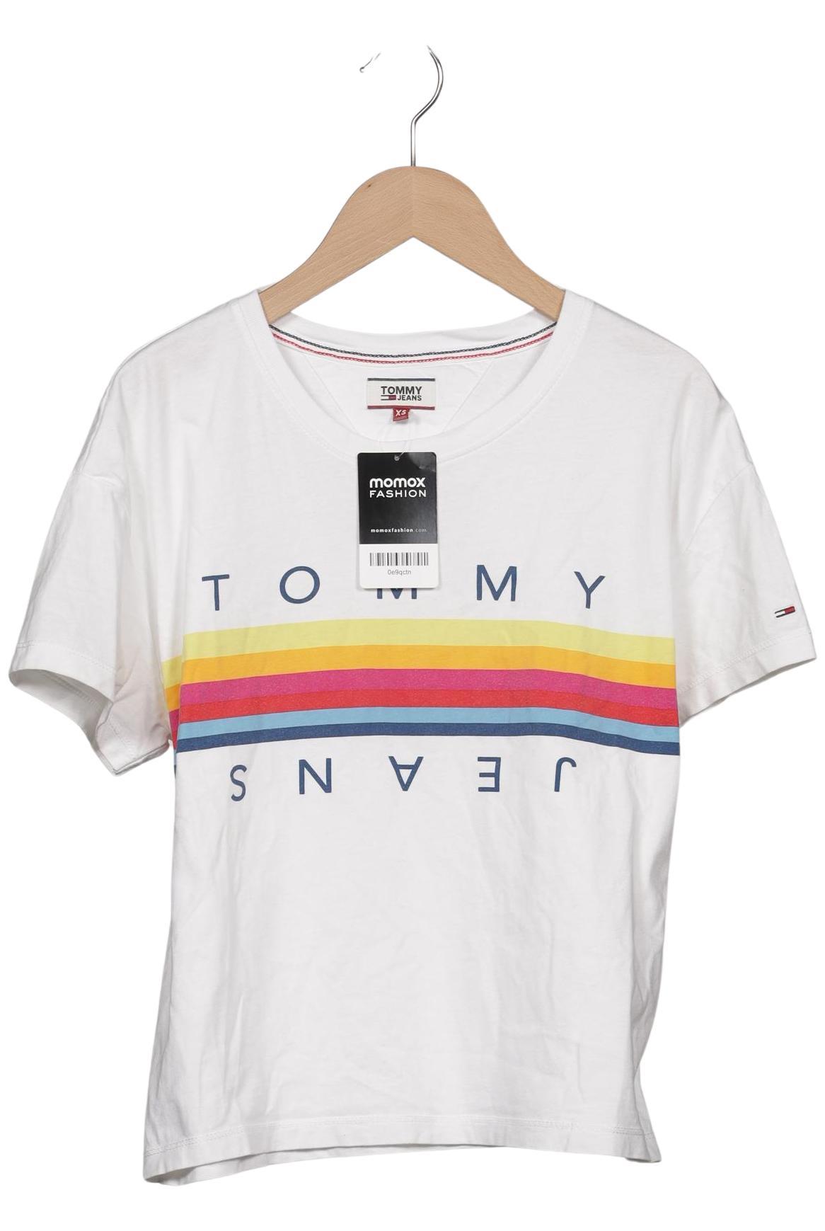 

Tommy Jeans Damen T-Shirt, mehrfarbig, Gr. 34
