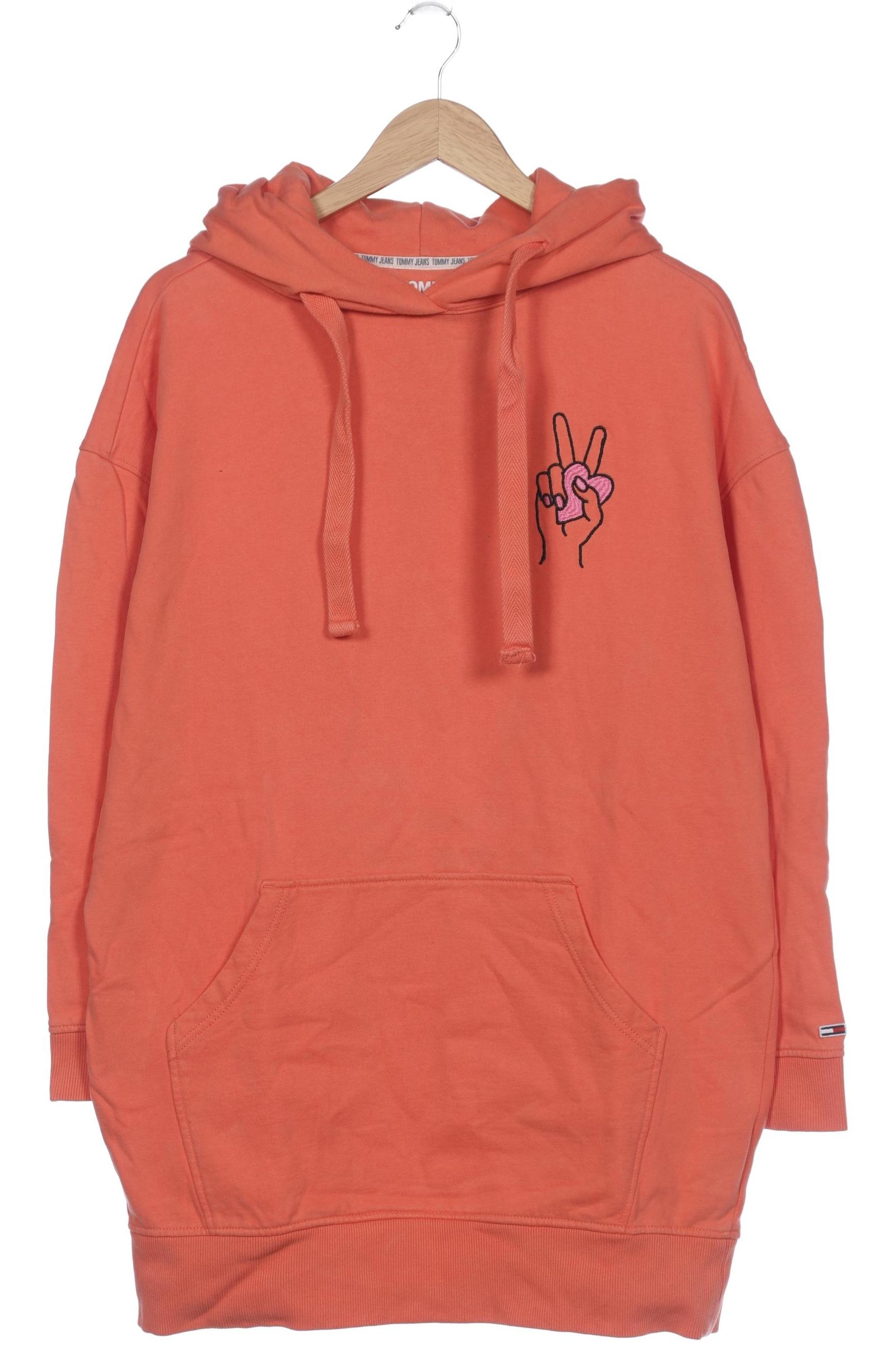 

Tommy Jeans Damen Kapuzenpullover, orange, Gr. 38