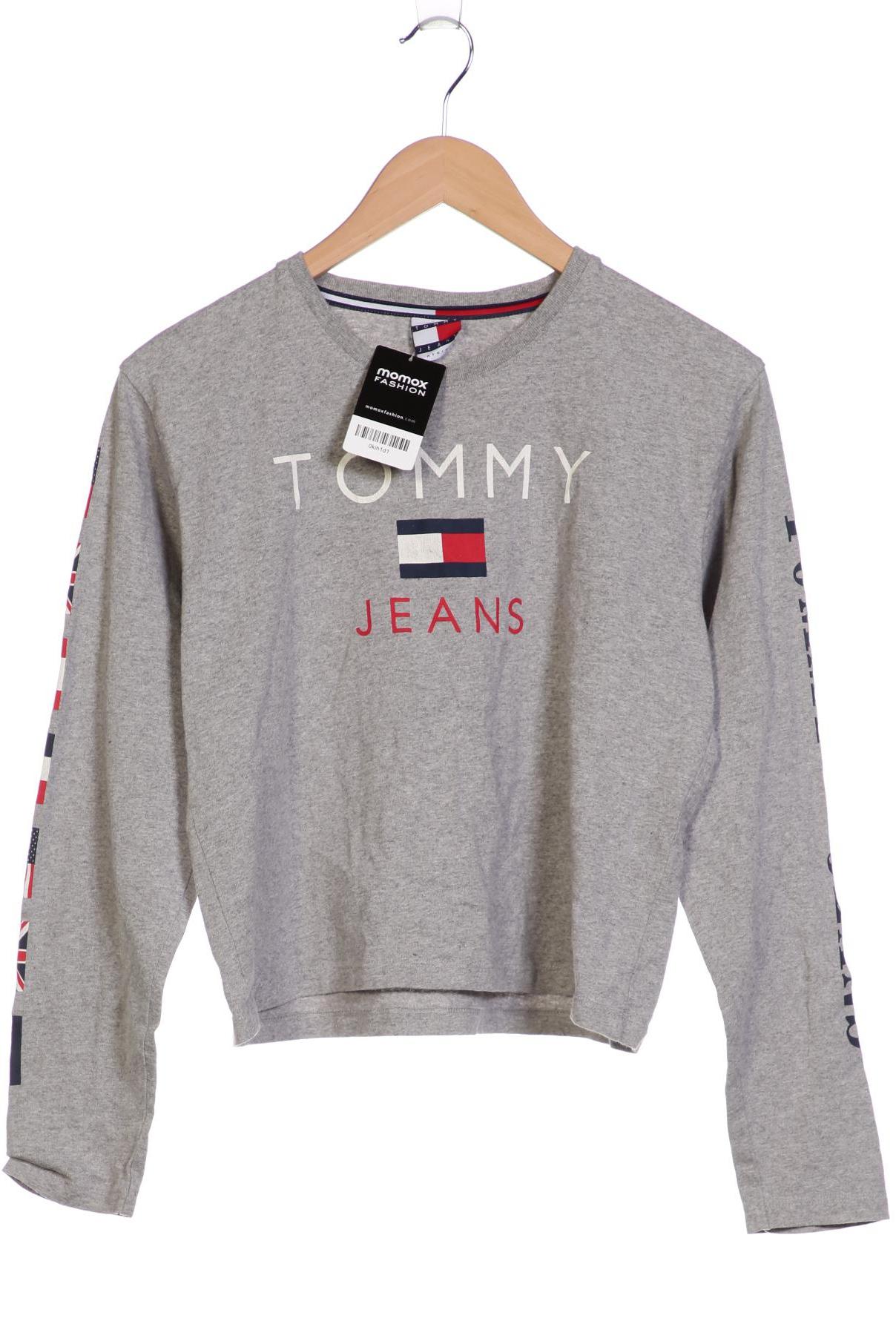 

Tommy Jeans Damen Langarmshirt, grau, Gr. 38