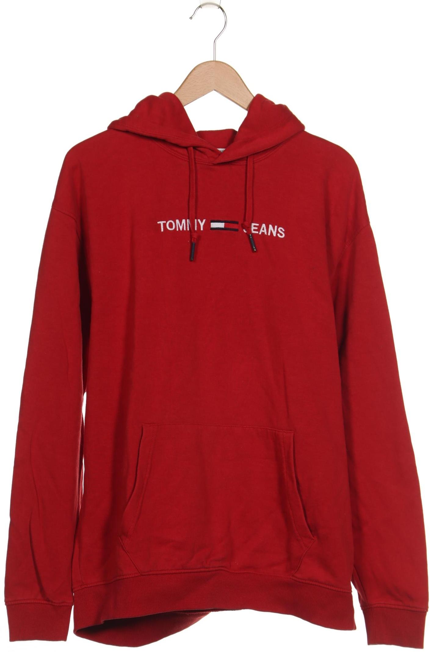 

Tommy Jeans Damen Kapuzenpullover, rot, Gr. 44