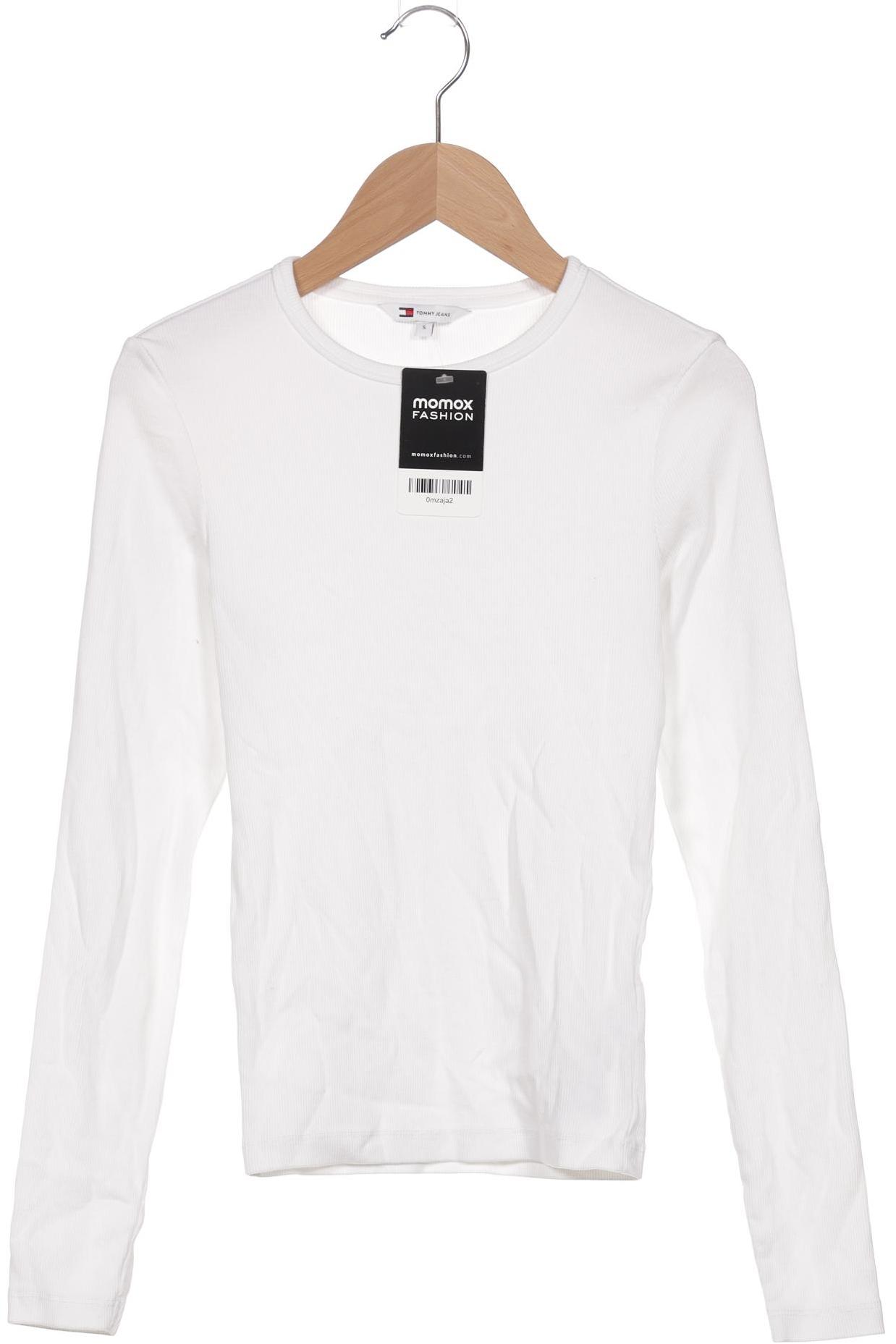 

Tommy Jeans Damen Langarmshirt, weiß, Gr. 36