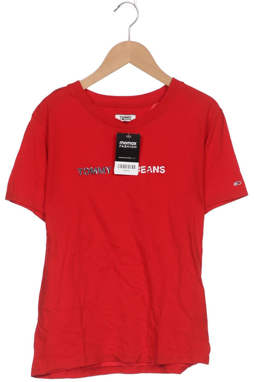 

Tommy Jeans Damen T-Shirt, rot, Gr. 42
