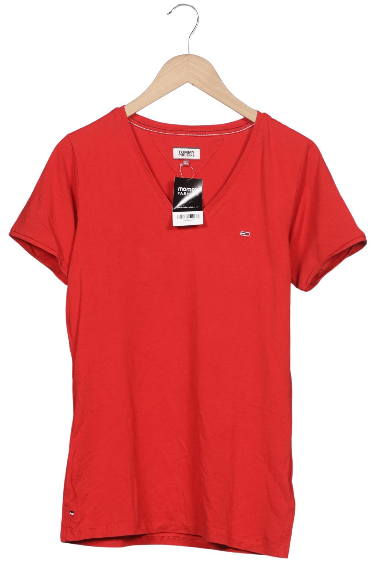 

Tommy Jeans Damen T-Shirt, rot, Gr. 44