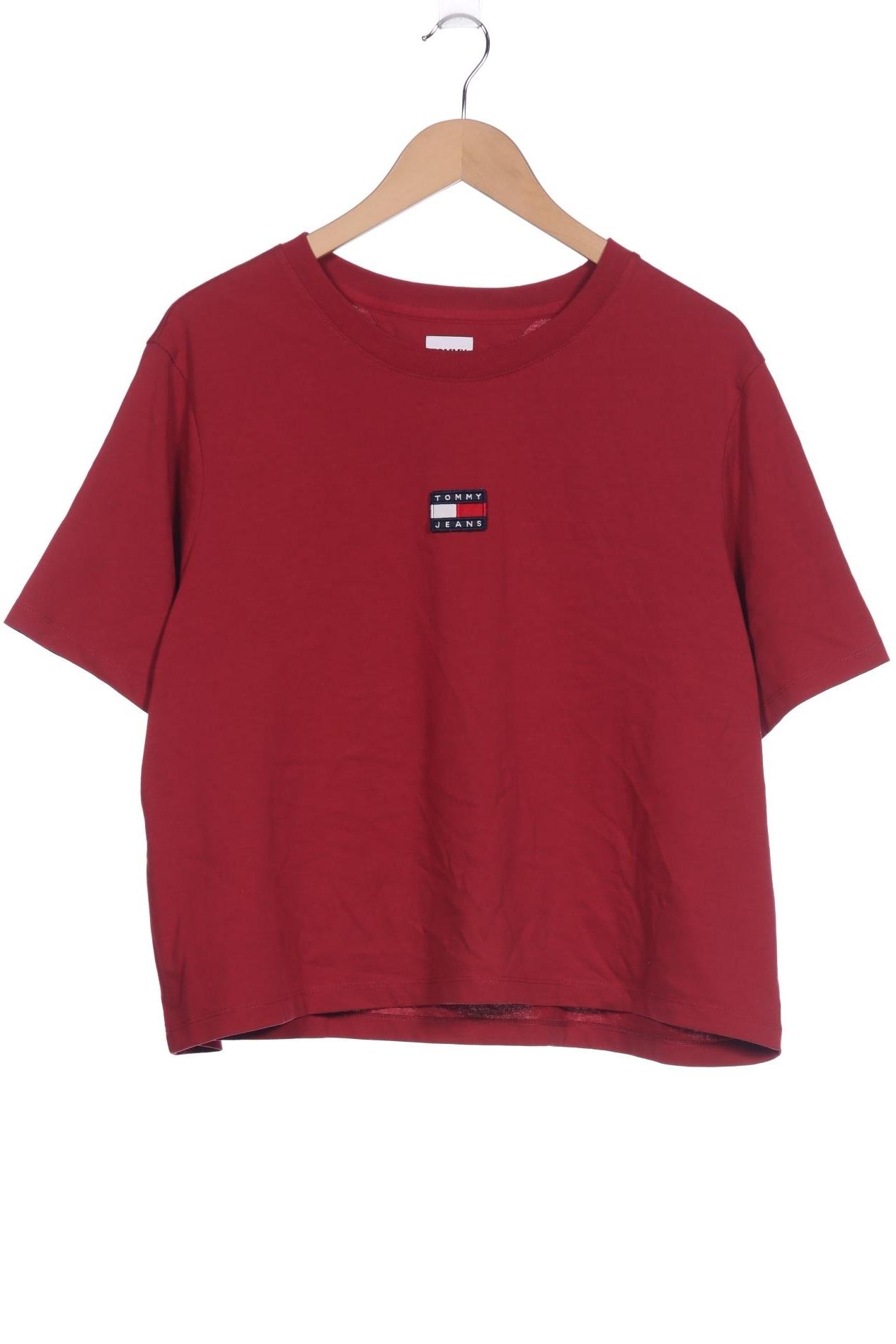 

Tommy Jeans Damen T-Shirt, bordeaux, Gr. 46