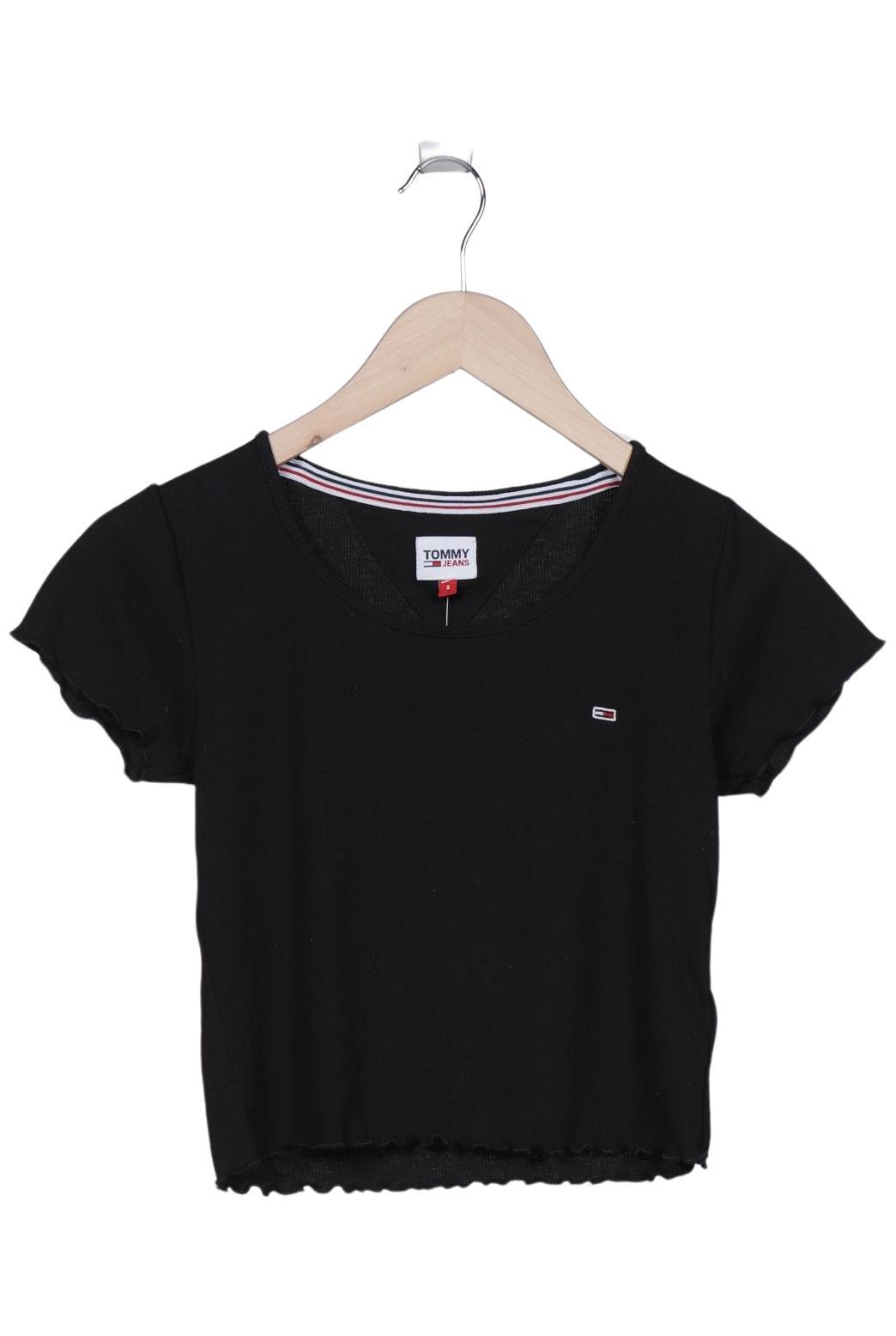 

Tommy Jeans Damen T-Shirt, schwarz, Gr. 36