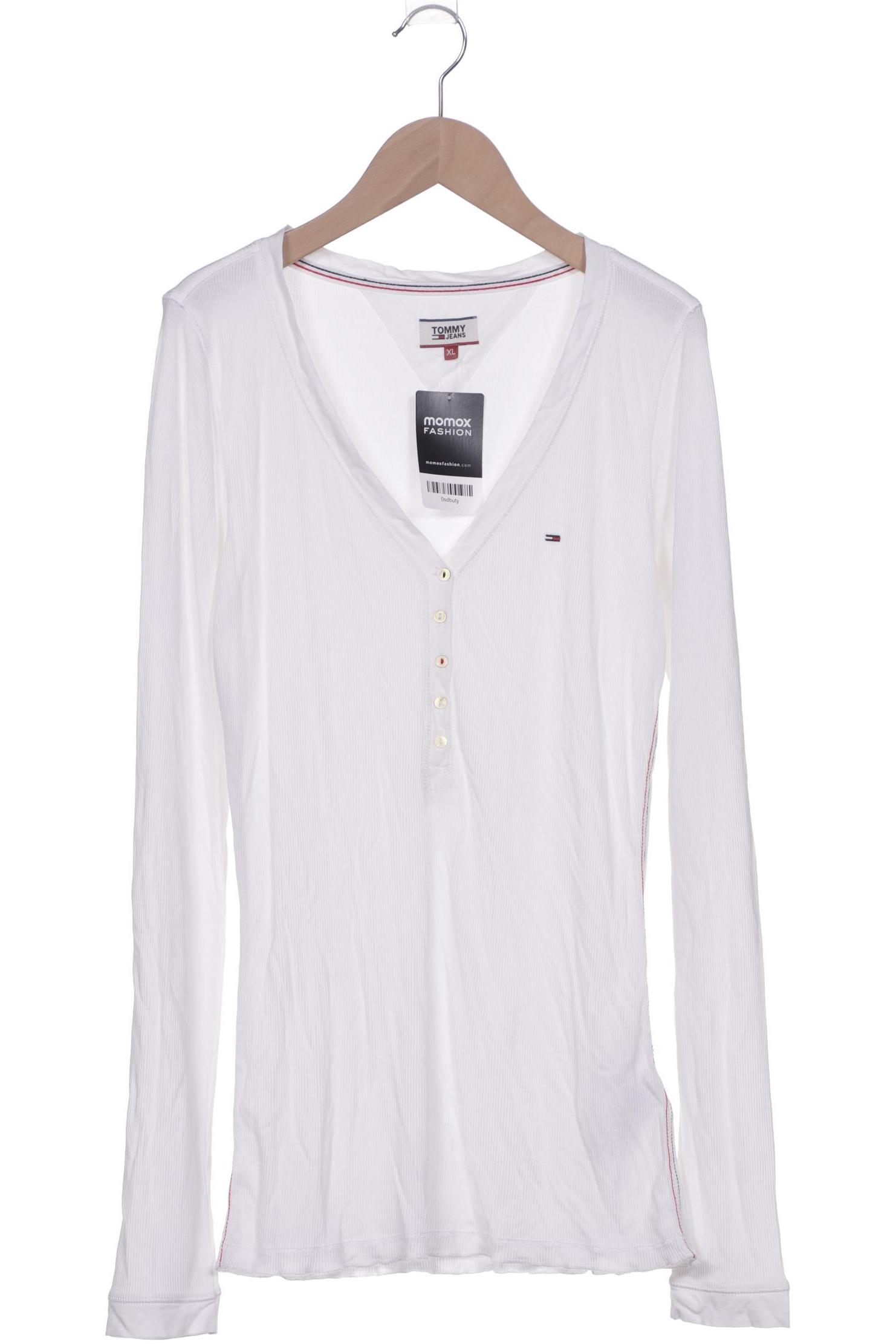 

Tommy Jeans Damen Langarmshirt, weiß, Gr. 44
