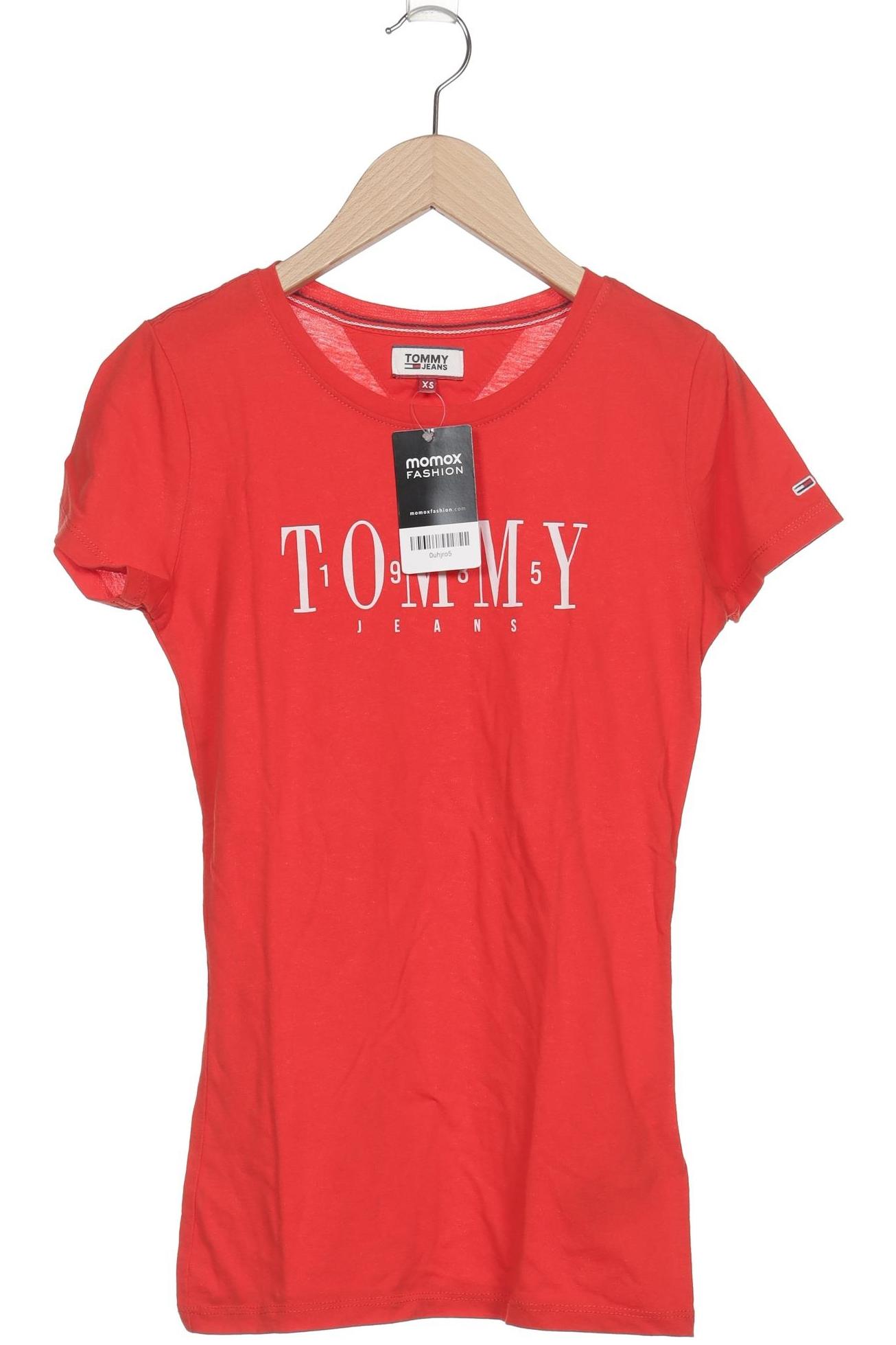 

Tommy Jeans Damen T-Shirt, rot, Gr. 34