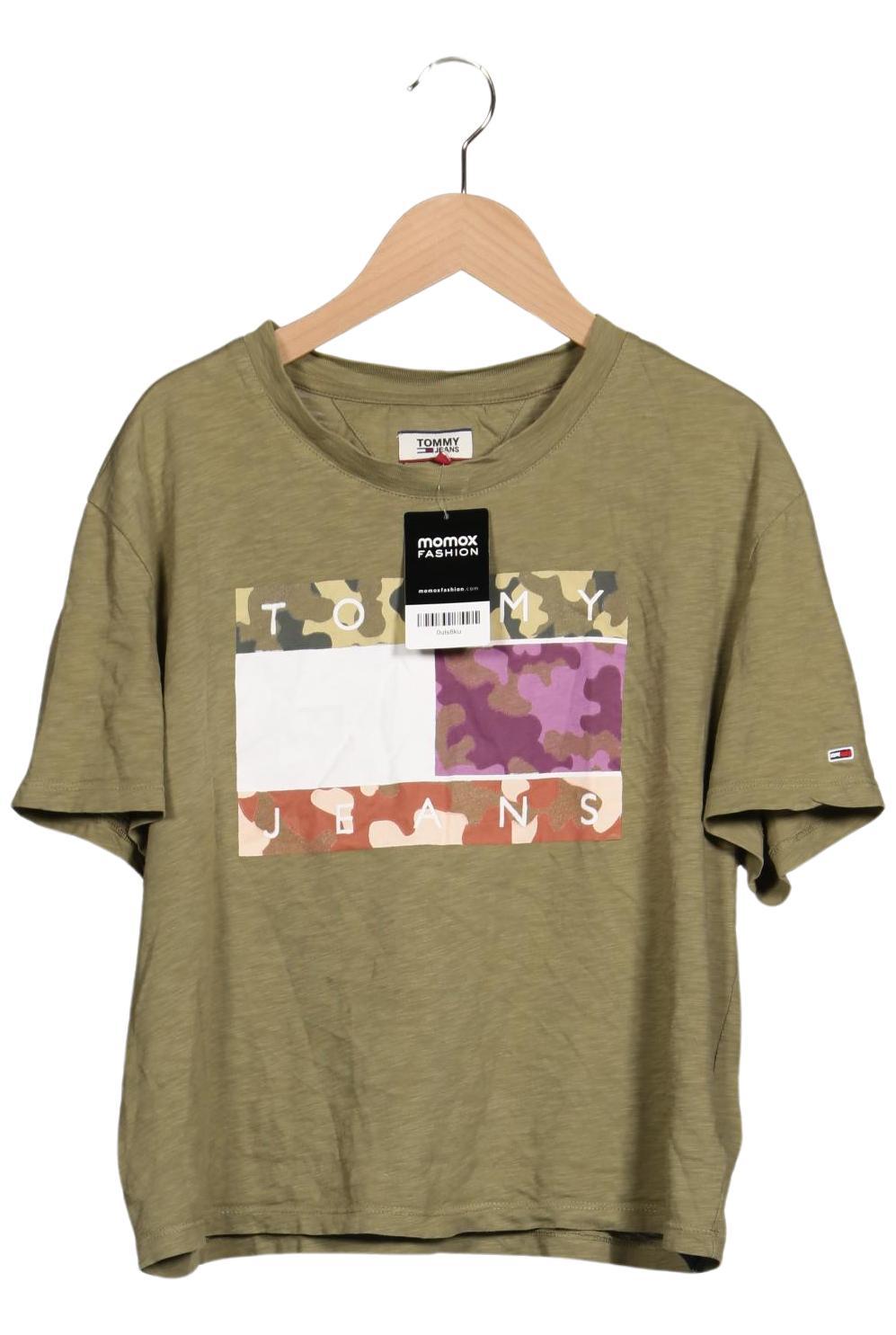 

Tommy Jeans Damen T-Shirt, grün, Gr. 38
