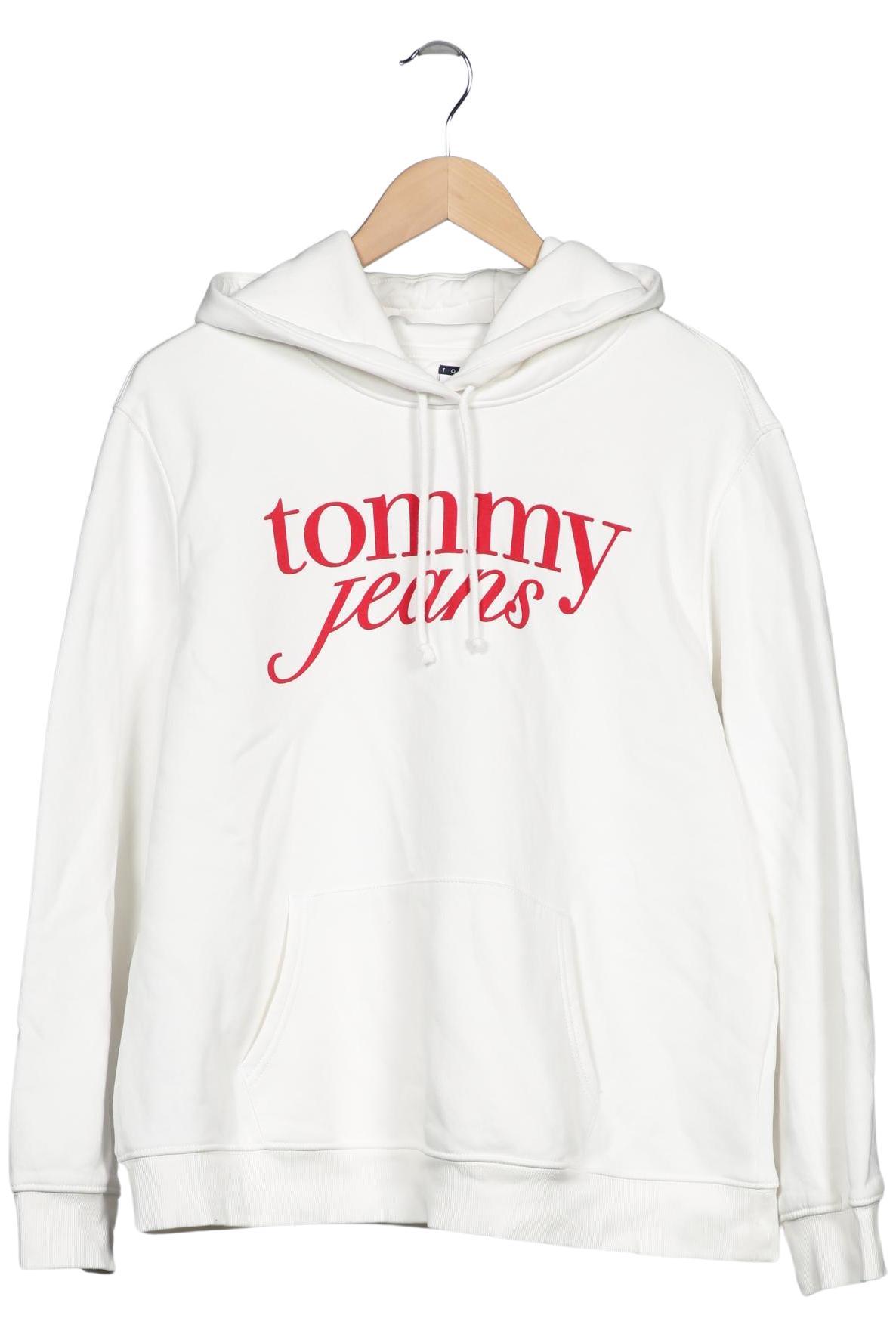 

Tommy Jeans Damen Kapuzenpullover, weiß, Gr. 46