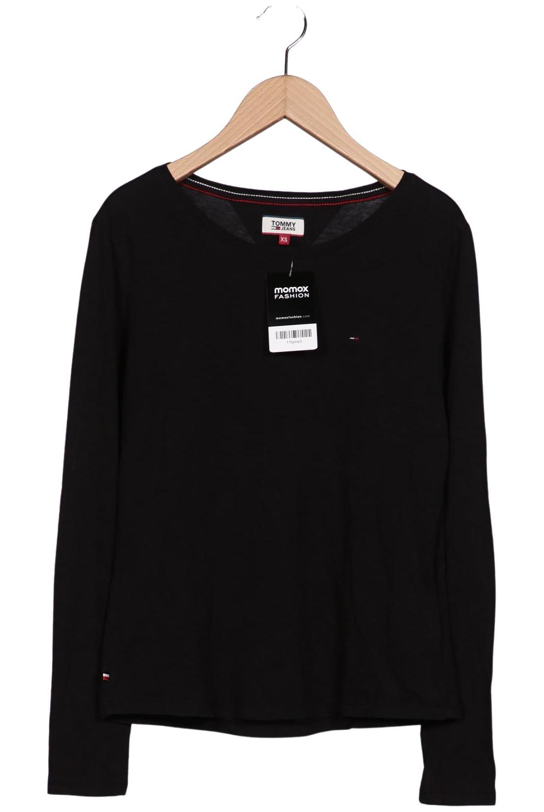 

Tommy Jeans Damen Langarmshirt, schwarz, Gr. 34