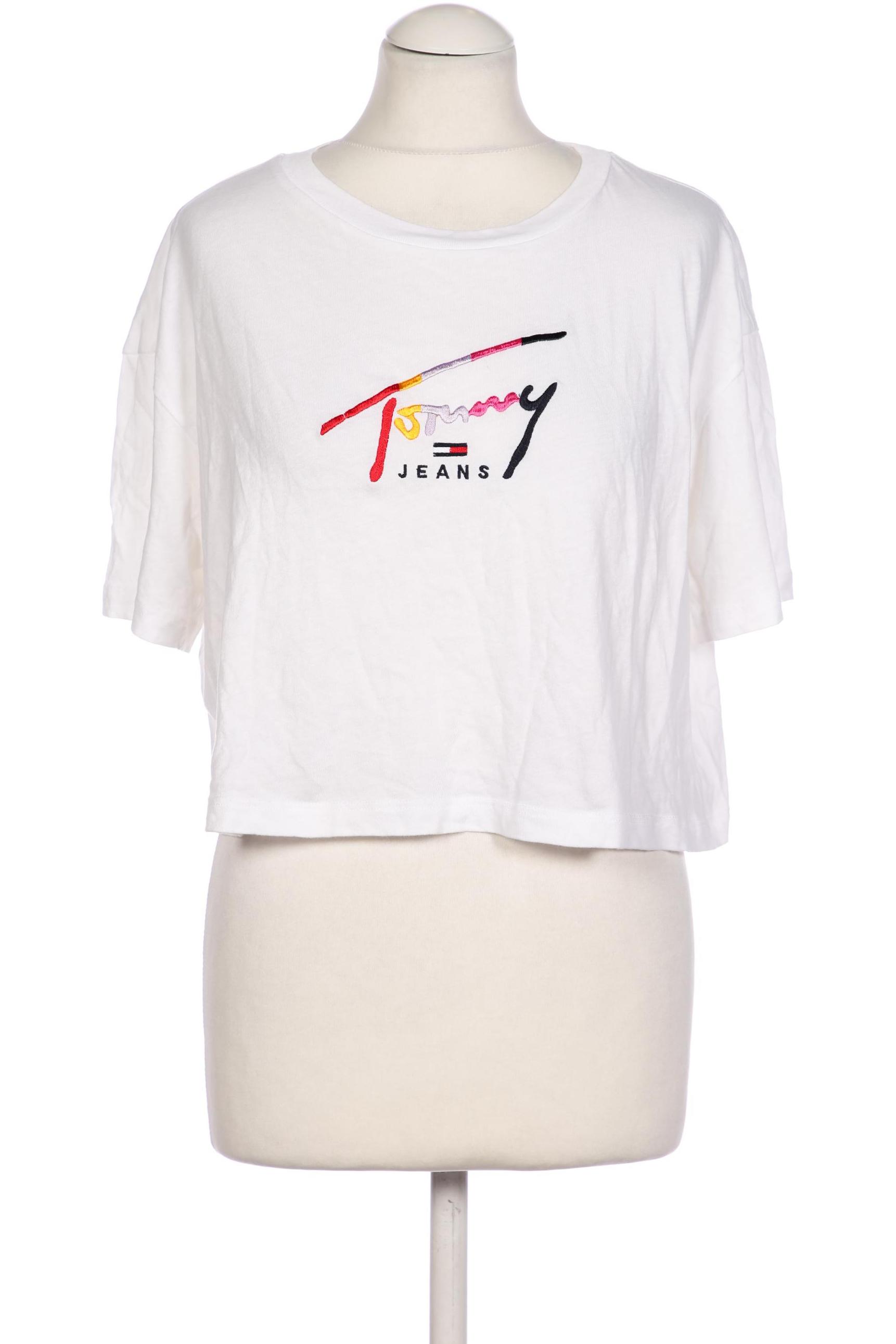 

Tommy Jeans Damen T-Shirt, weiß, Gr. 38