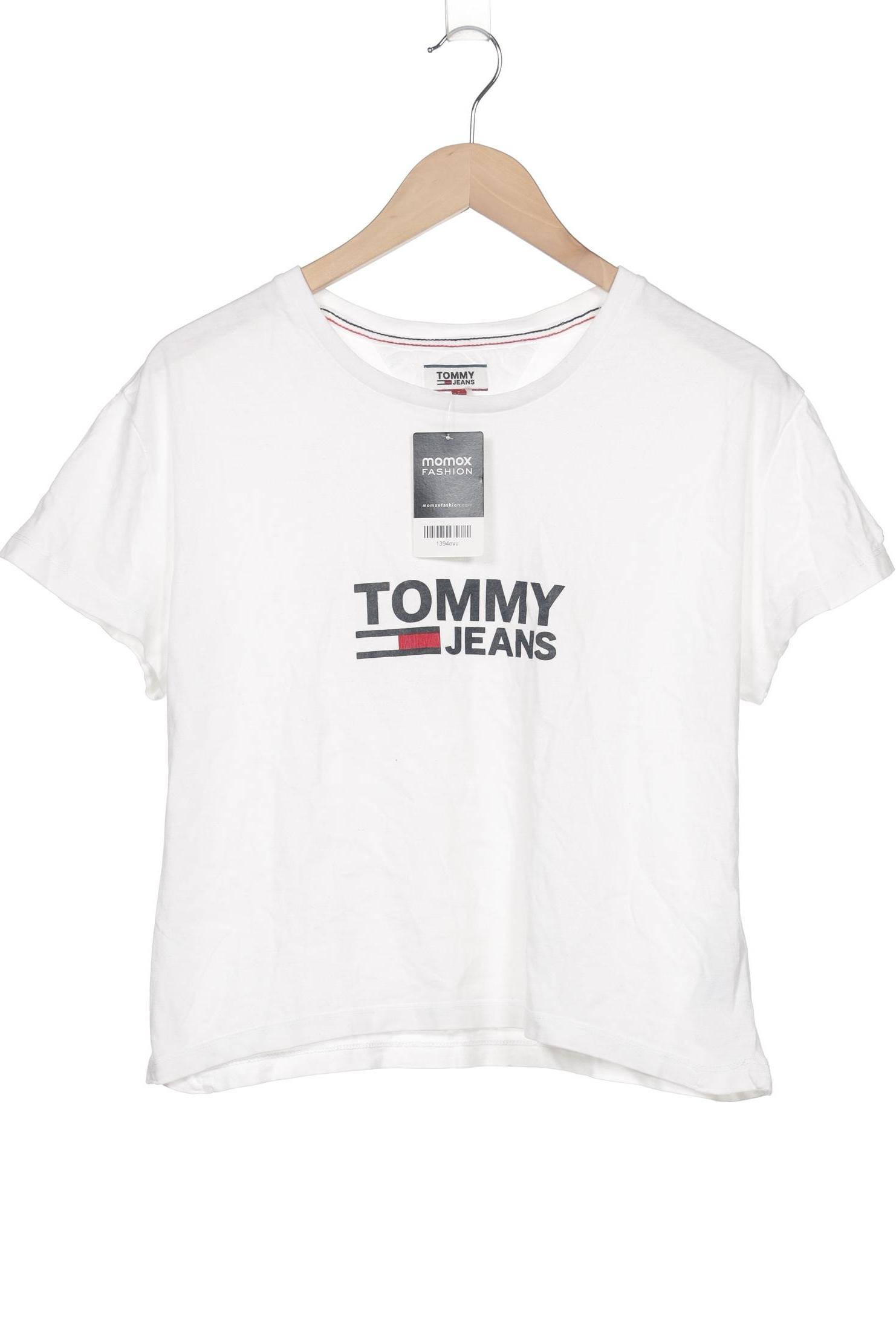 

Tommy Jeans Damen T-Shirt, weiß, Gr. 36