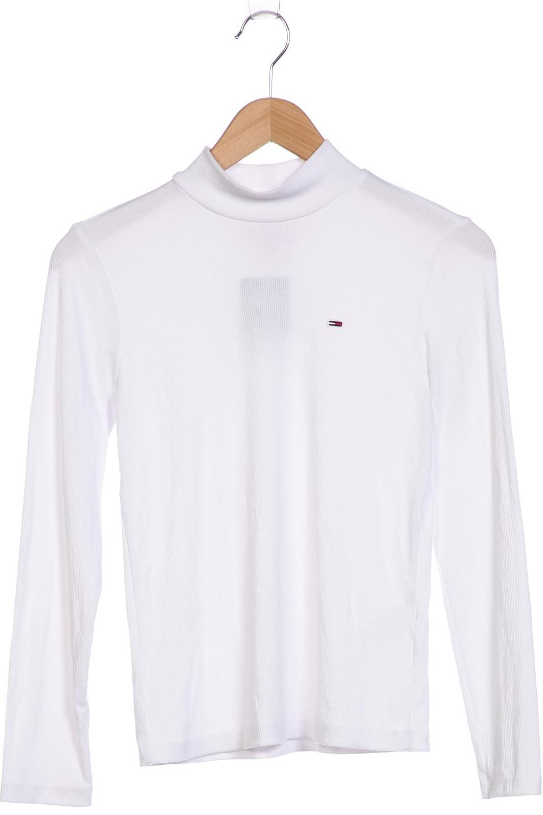 

Tommy Jeans Damen Langarmshirt, weiß, Gr. 36