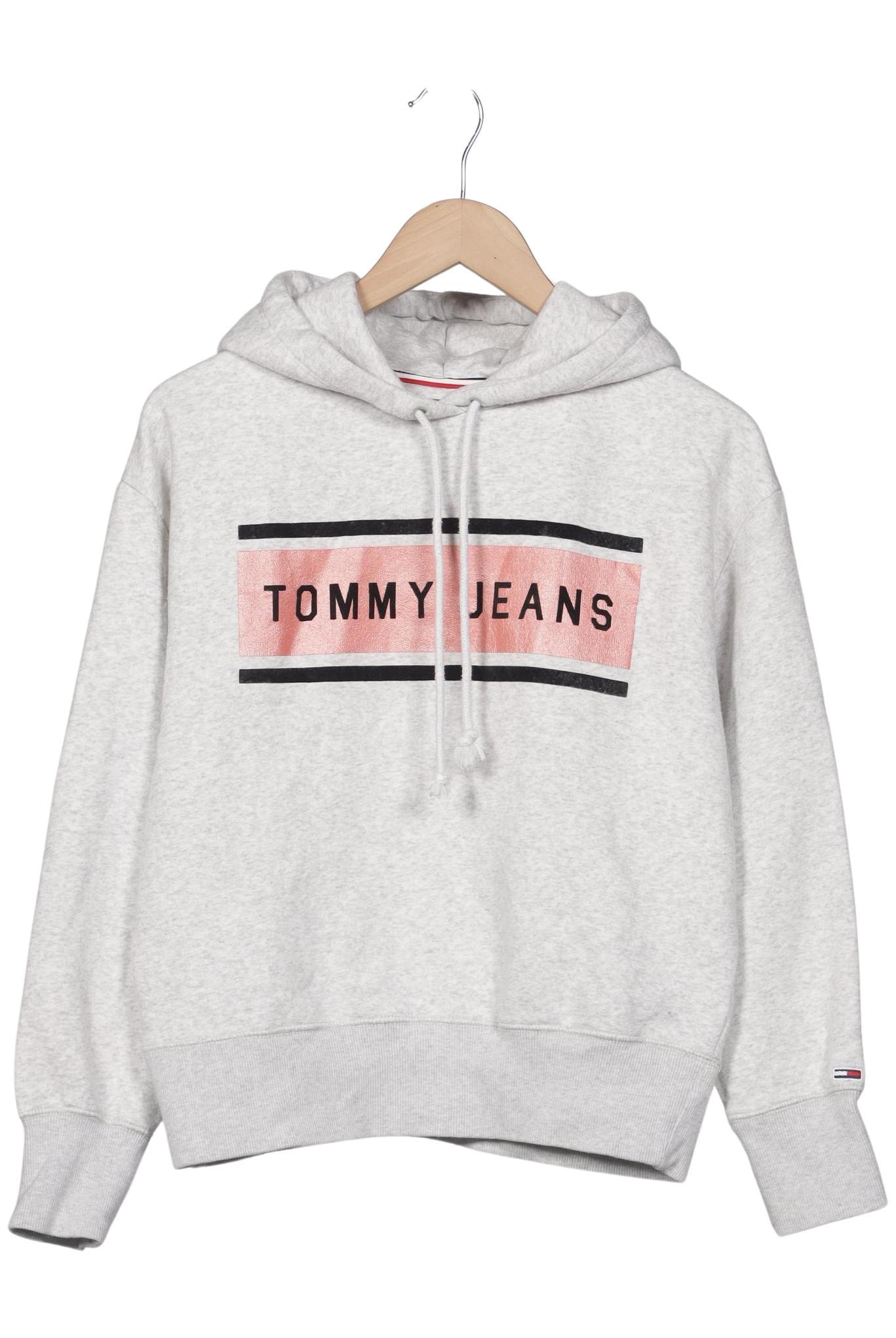 

Tommy Jeans Damen Kapuzenpullover, grau, Gr. 34