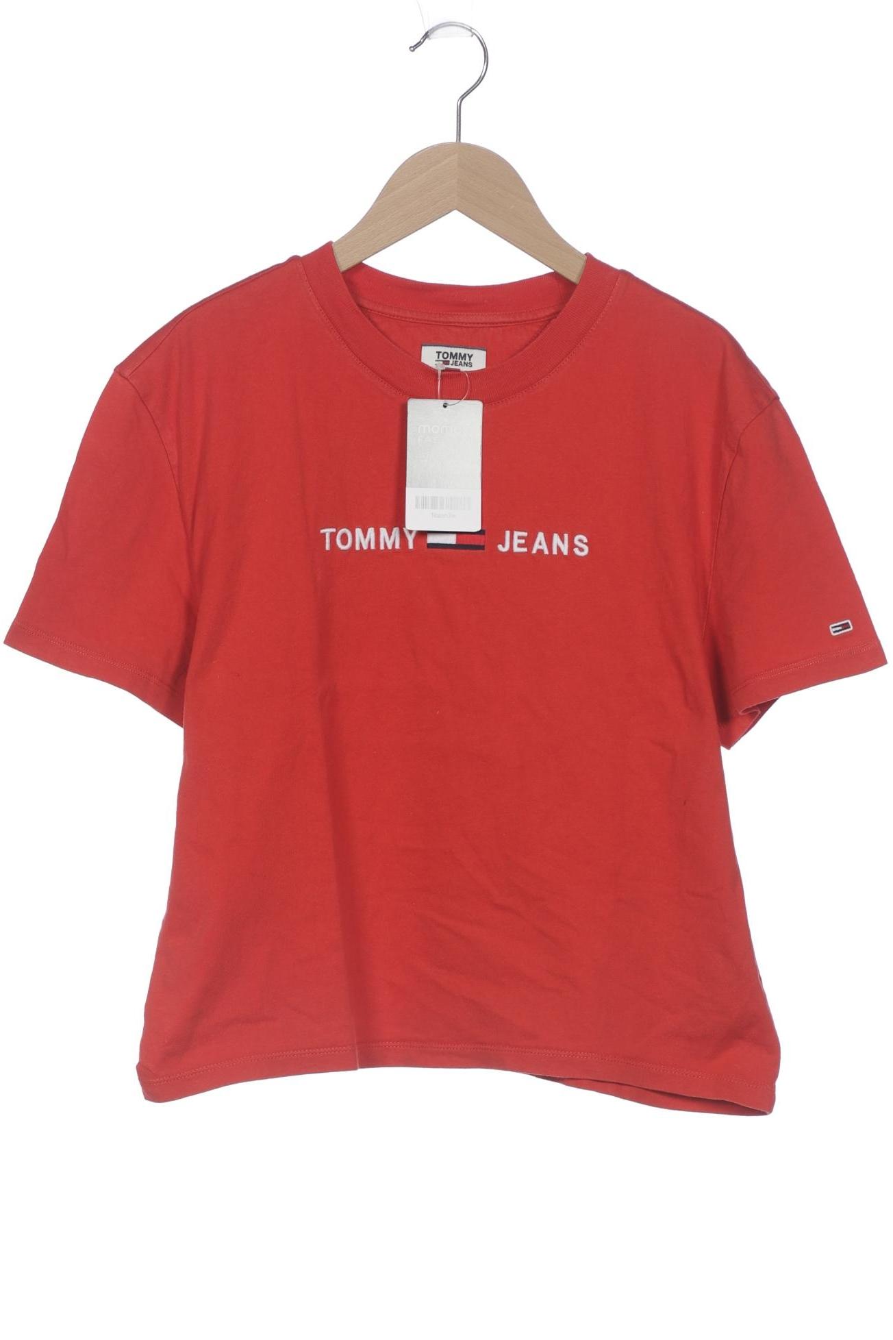 

Tommy Jeans Damen T-Shirt, rot, Gr. 36