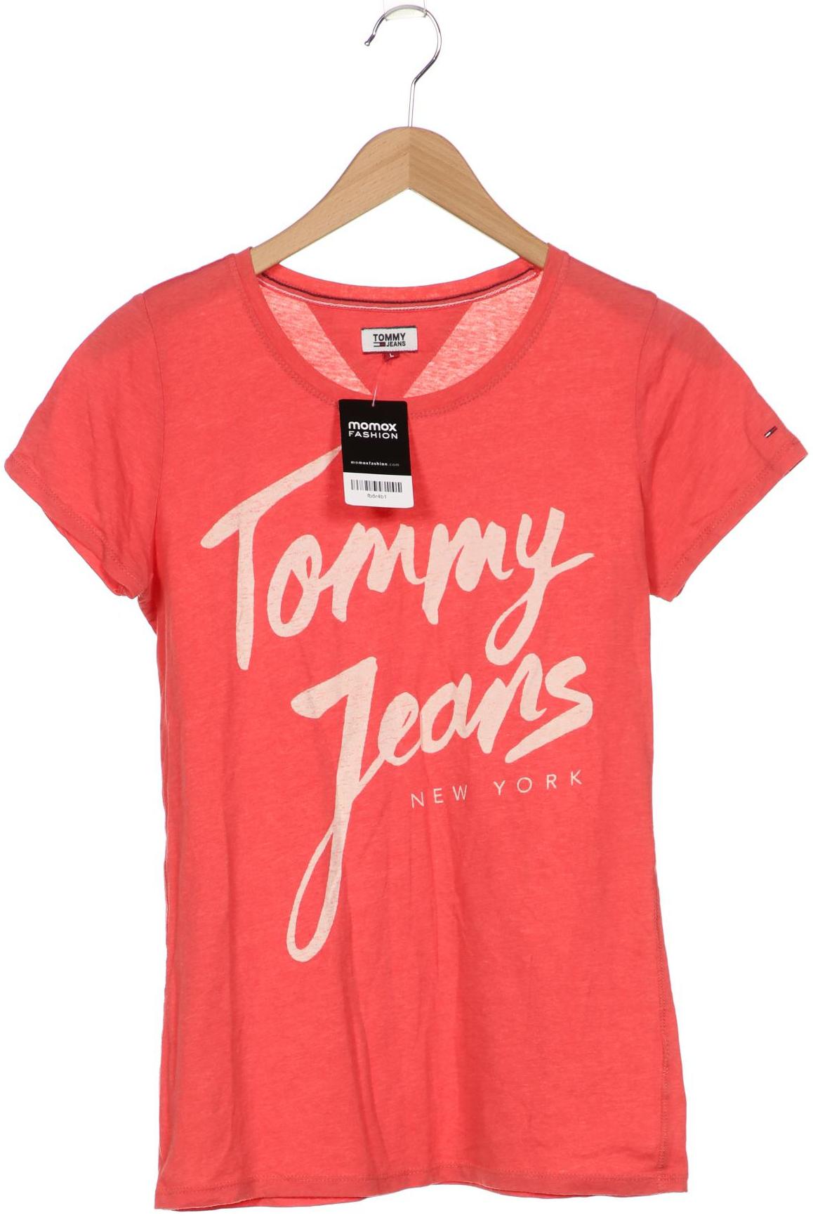 

Tommy Jeans Damen T-Shirt, rot, Gr. 42