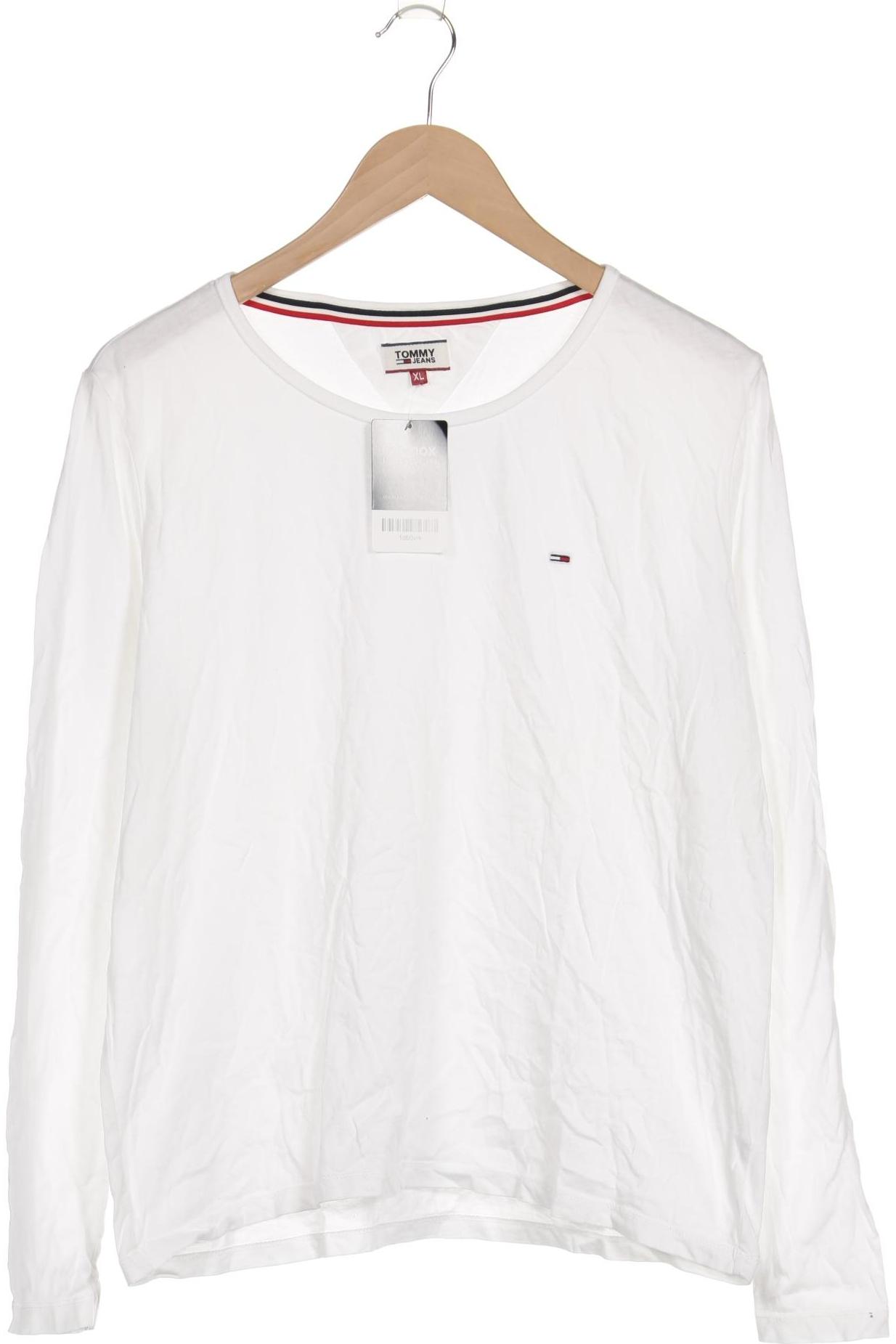 

Tommy Jeans Damen Langarmshirt, weiß, Gr. 44
