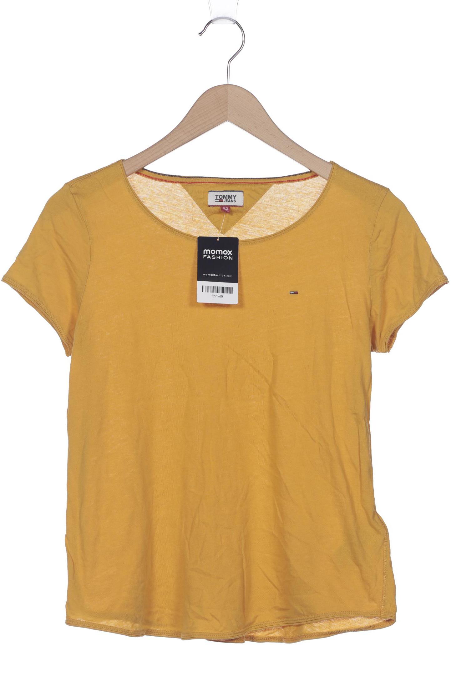 

Tommy Jeans Damen T-Shirt, gelb, Gr. 34