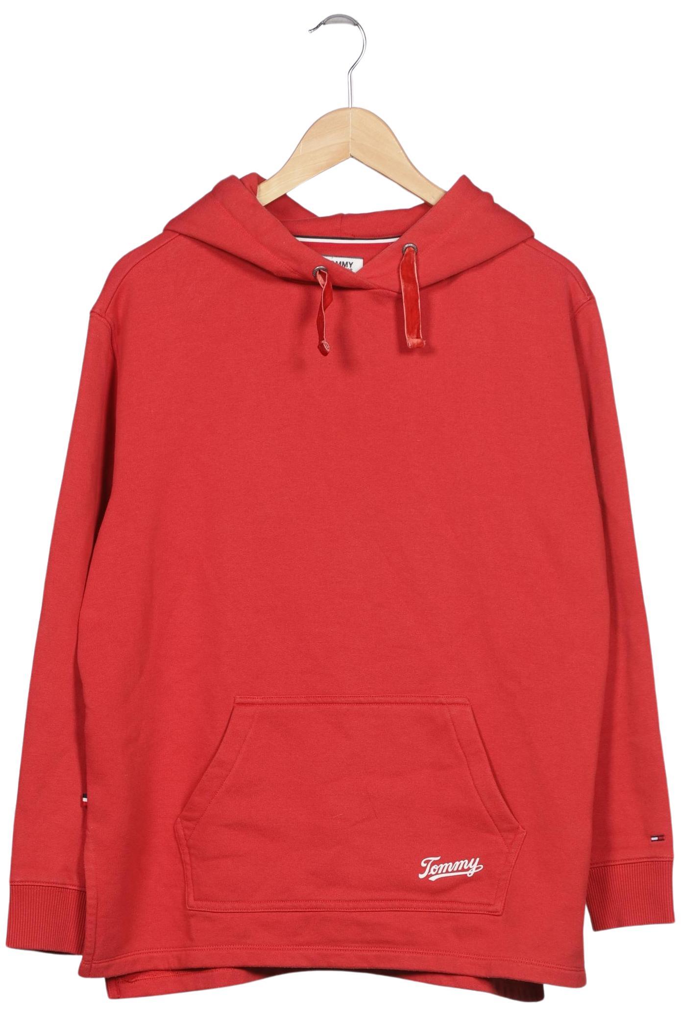 

Tommy Jeans Damen Kapuzenpullover, rot, Gr. 34