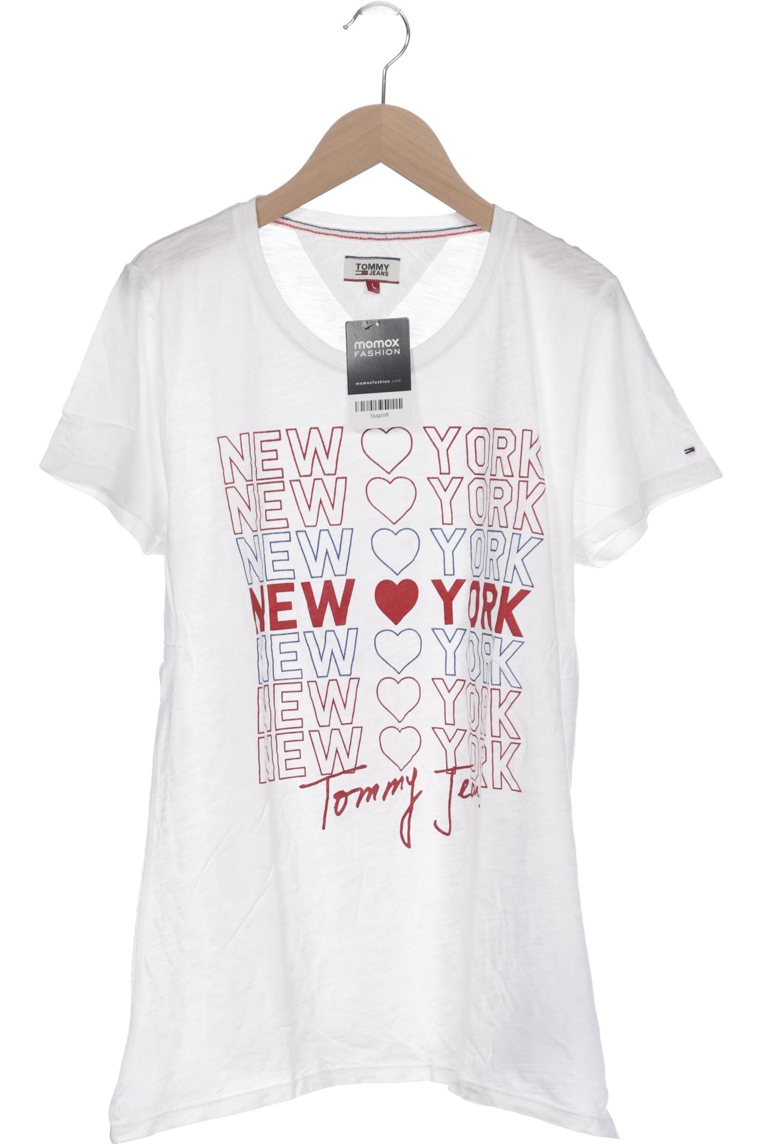 

Tommy Jeans Damen T-Shirt, weiß, Gr. 42