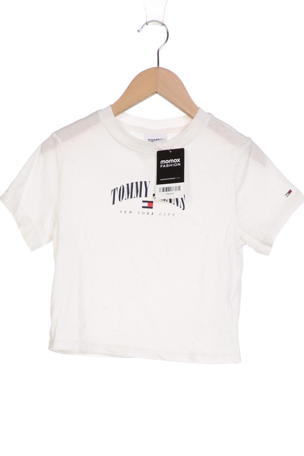 

Tommy Jeans Damen T-Shirt, weiß, Gr. 36