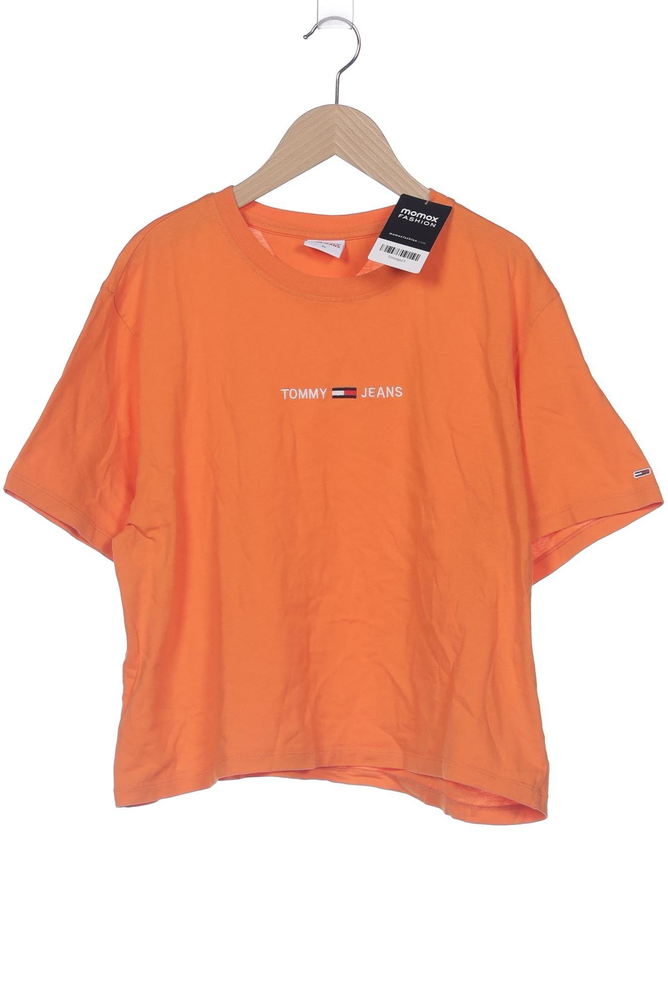 

Tommy Jeans Damen T-Shirt, orange, Gr. 44