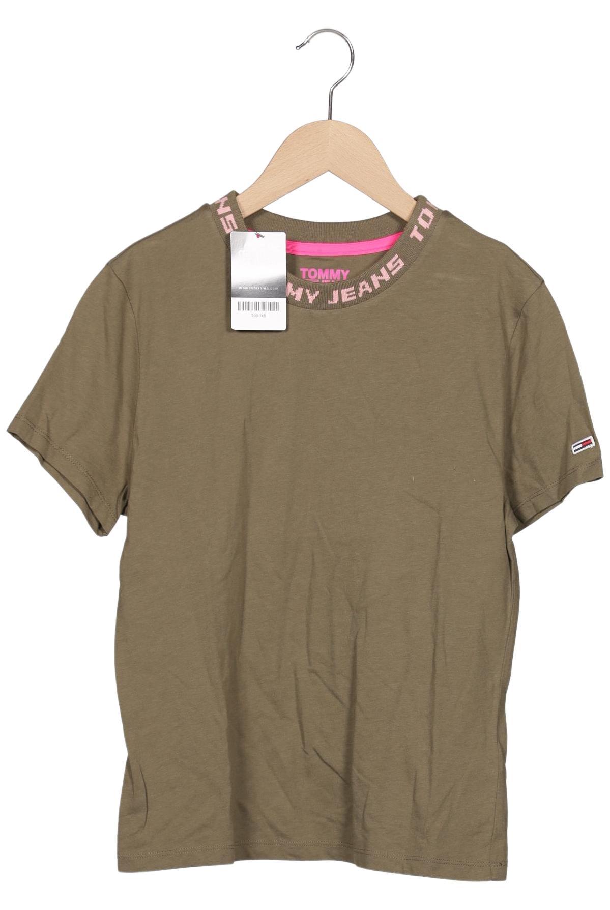 

Tommy Jeans Damen T-Shirt, grün, Gr. 36