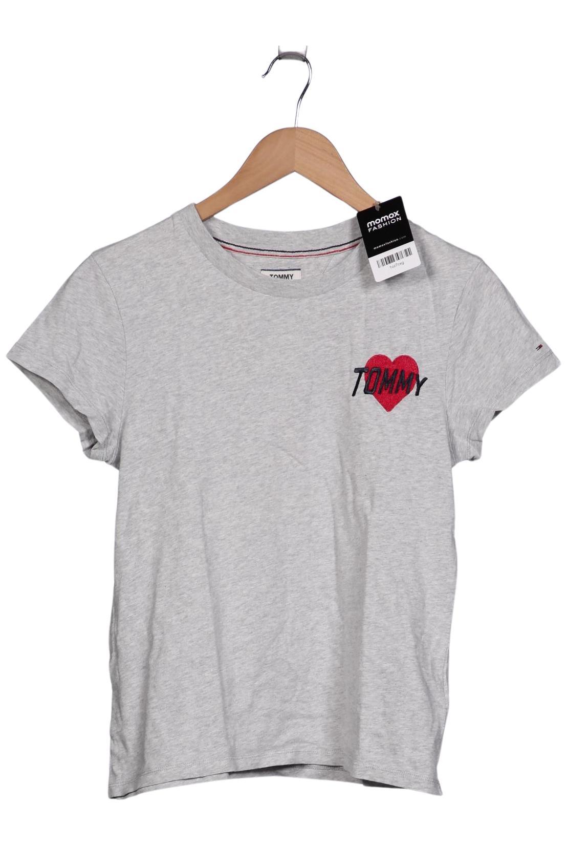 

Tommy Jeans Damen T-Shirt, grau, Gr. 36
