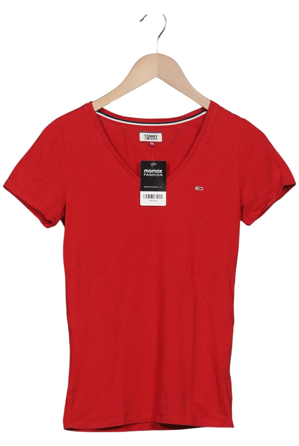 

Tommy Jeans Damen T-Shirt, rot, Gr. 34