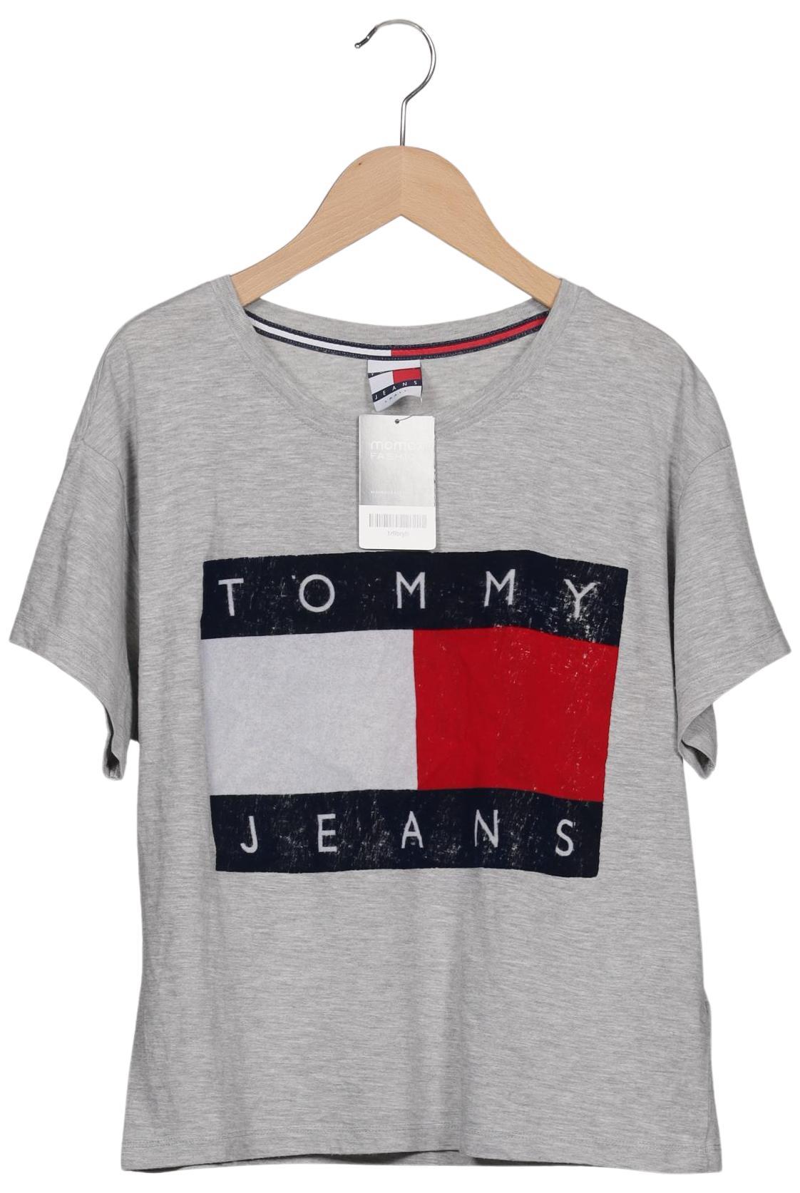 

Tommy Jeans Damen T-Shirt, grau, Gr. 36