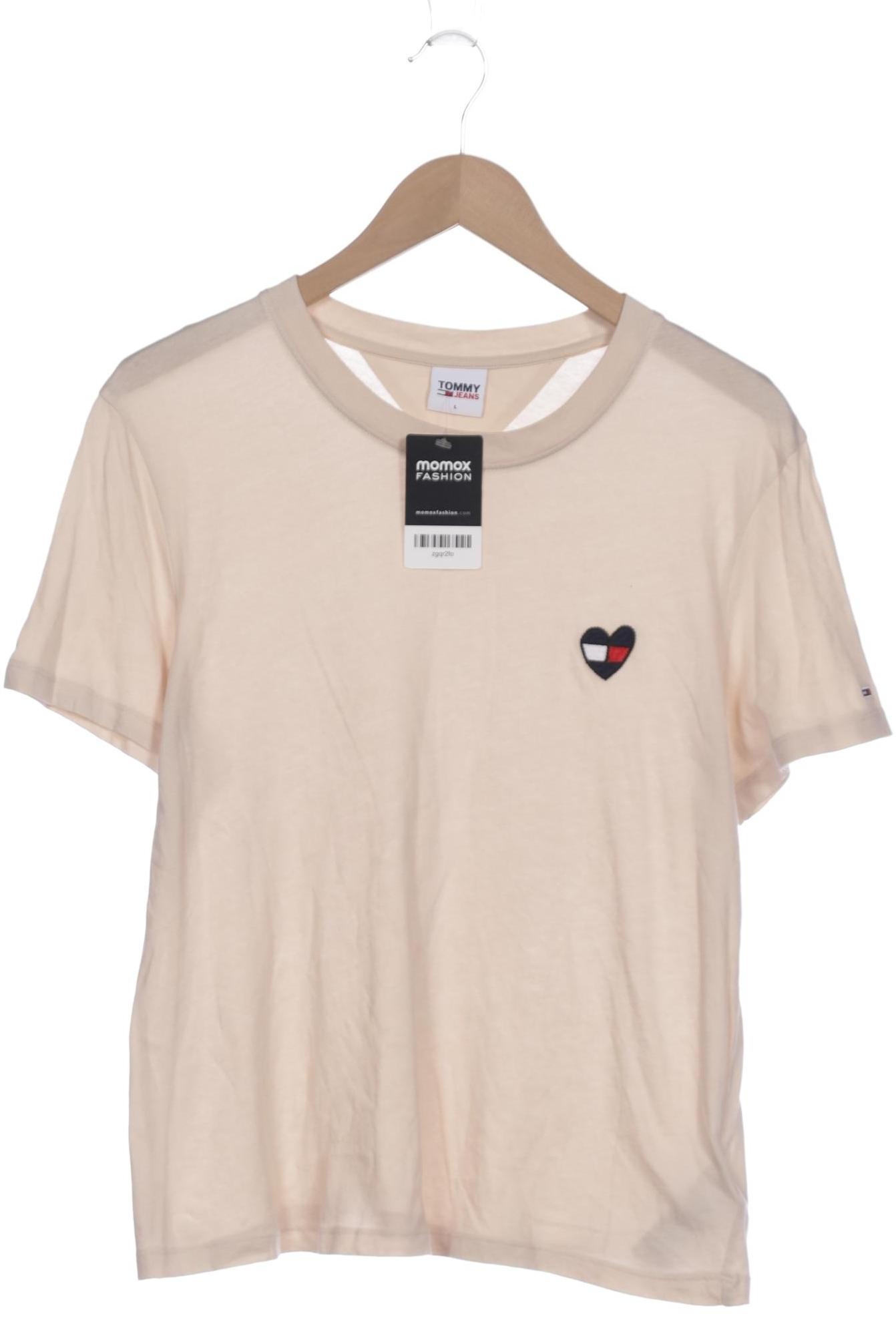 

Tommy Jeans Damen T-Shirt, beige, Gr. 42