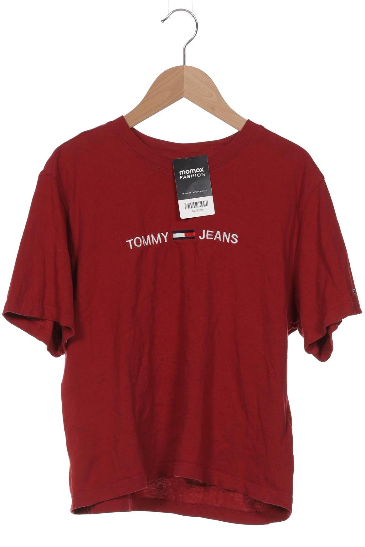 

Tommy Jeans Damen T-Shirt, bordeaux, Gr. 38