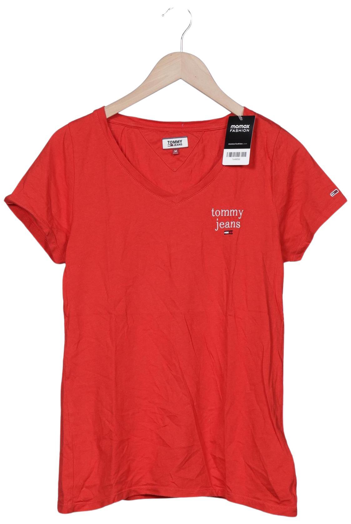

Tommy Jeans Damen T-Shirt, rot, Gr. 38