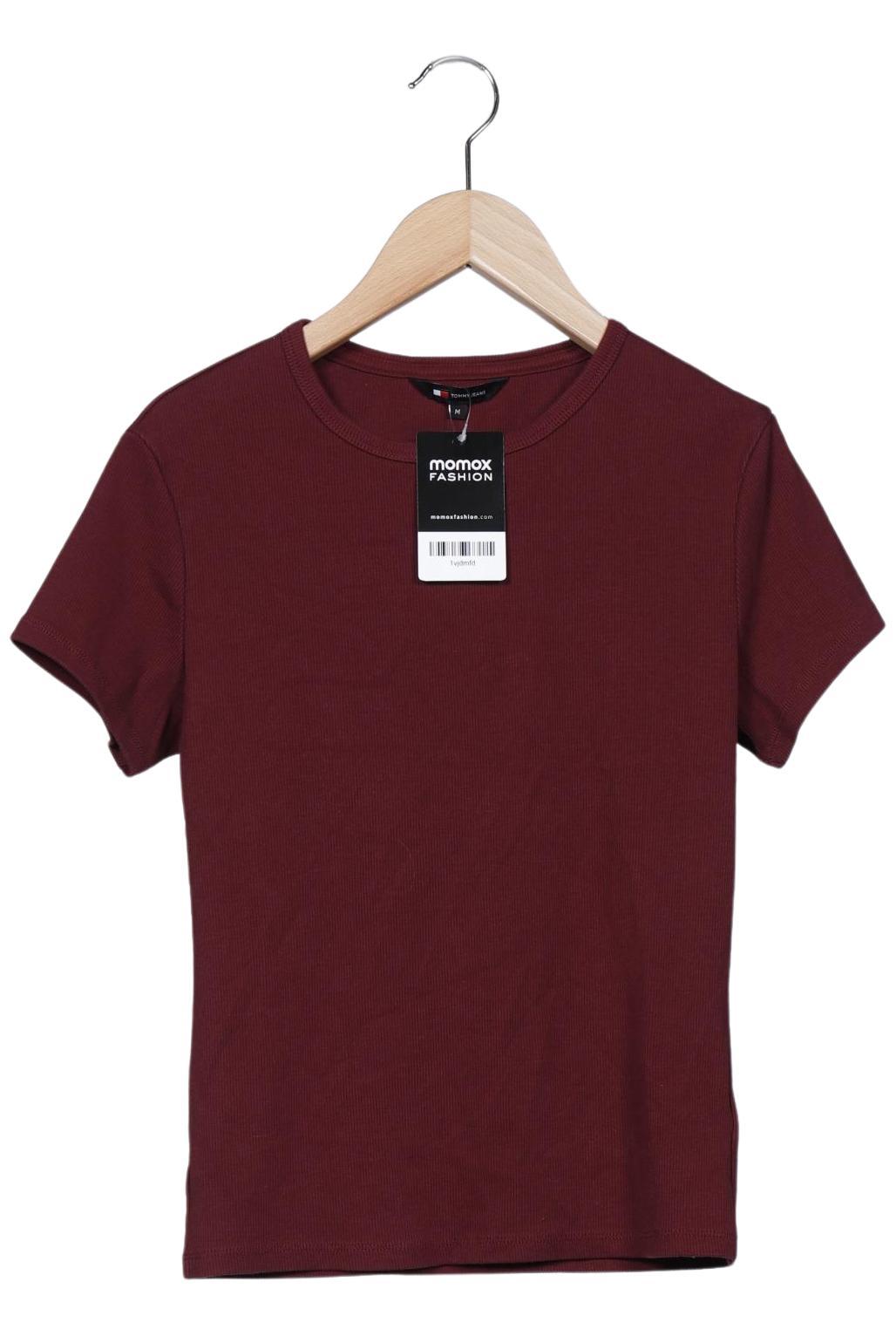 

Tommy Jeans Damen T-Shirt, bordeaux, Gr. 38