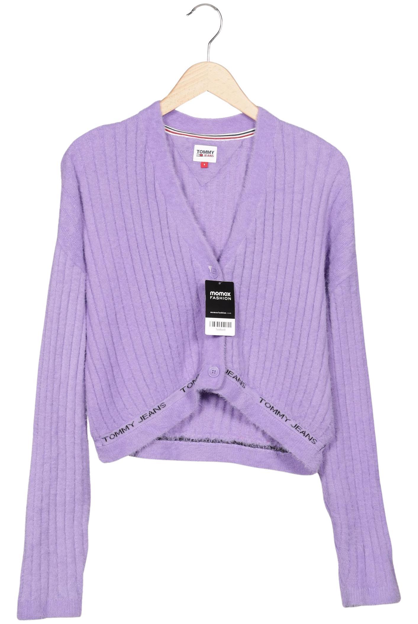 

Tommy Jeans Damen Strickjacke, flieder, Gr. 36