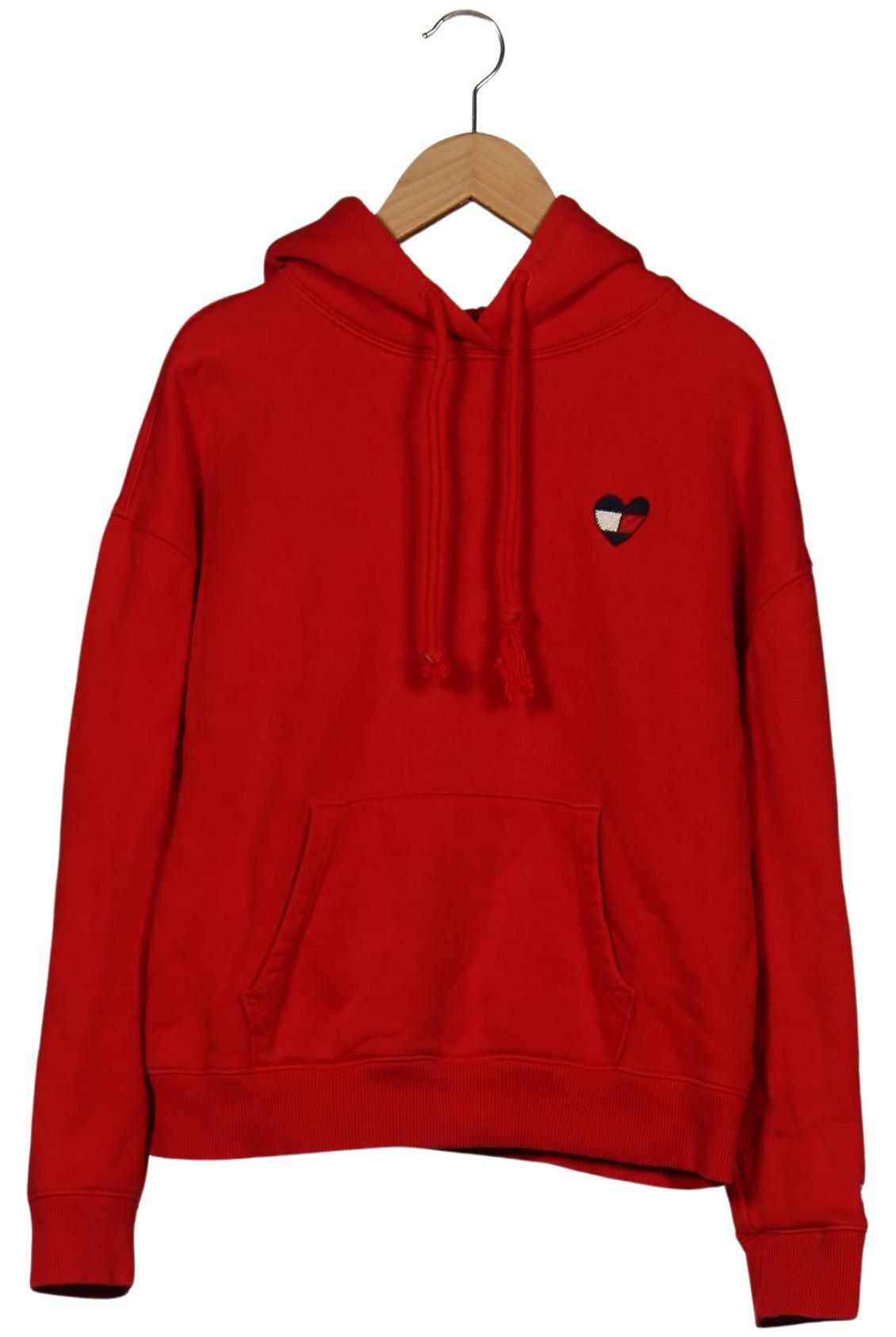 

Tommy Jeans Damen Kapuzenpullover, rot, Gr. 36