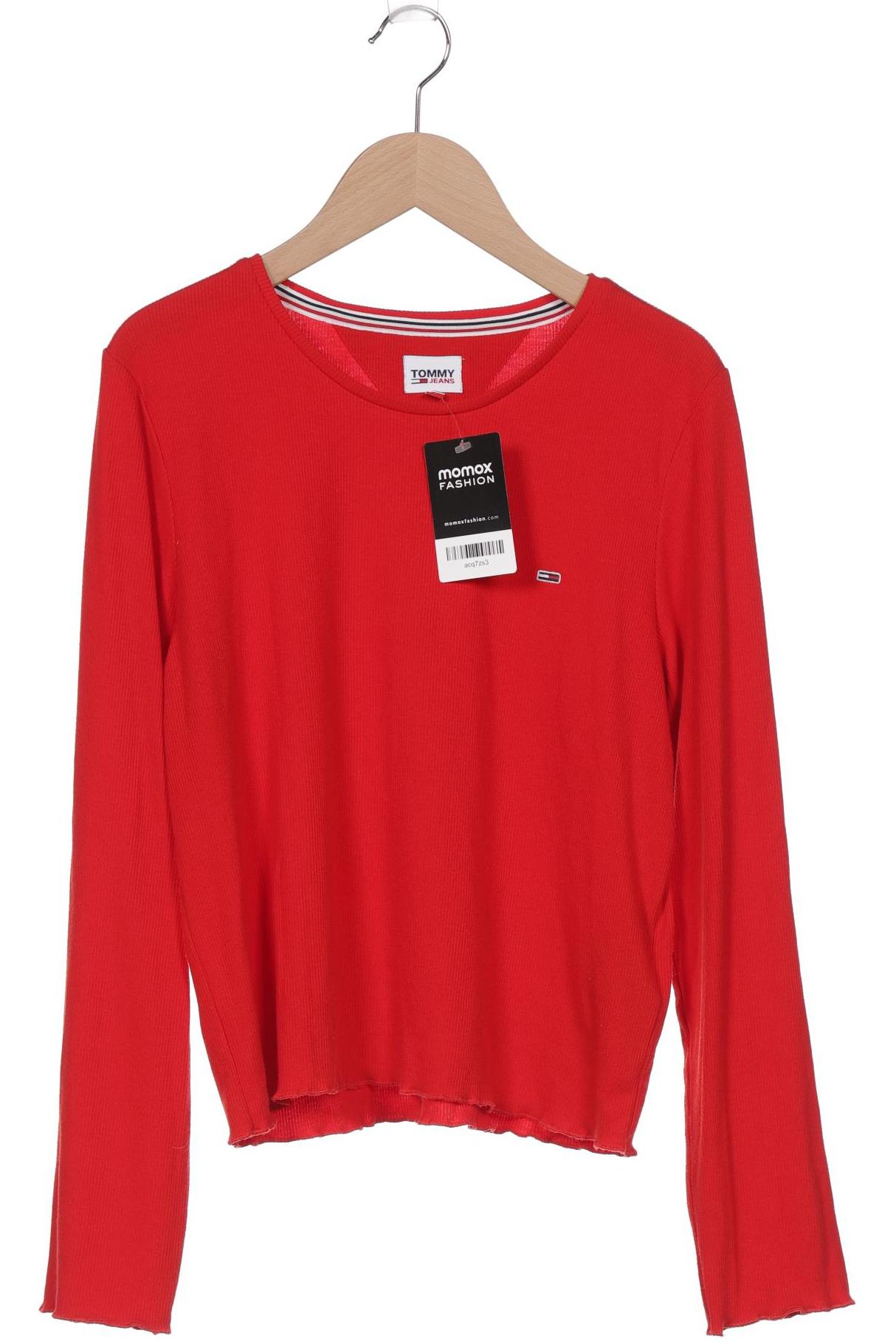 

Tommy Jeans Damen Langarmshirt, rot, Gr. 42