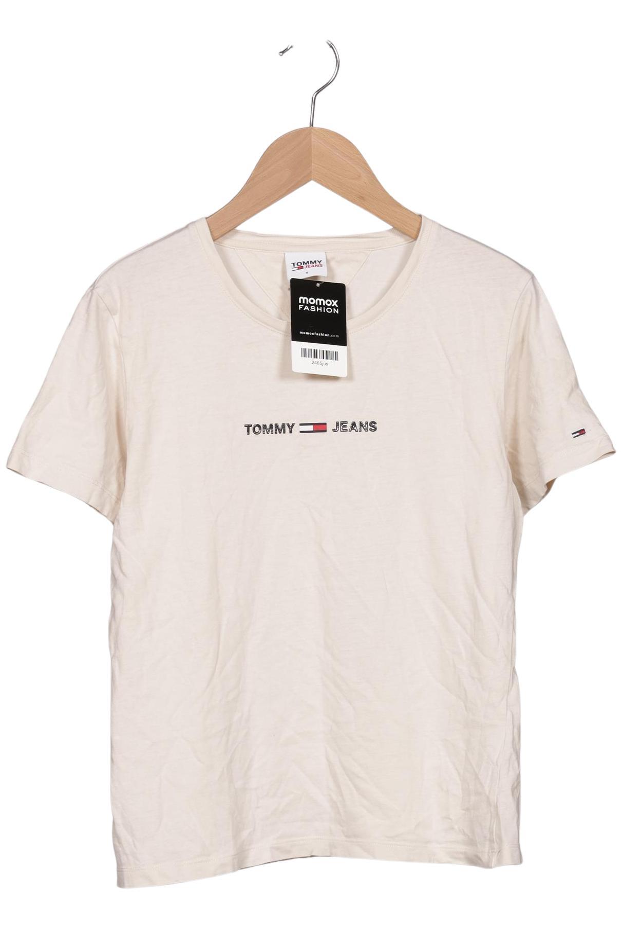 

Tommy Jeans Damen T-Shirt, cremeweiß, Gr. 36