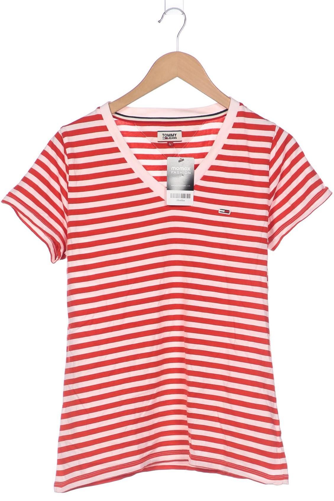 

Tommy Jeans Damen T-Shirt, rot, Gr. 42