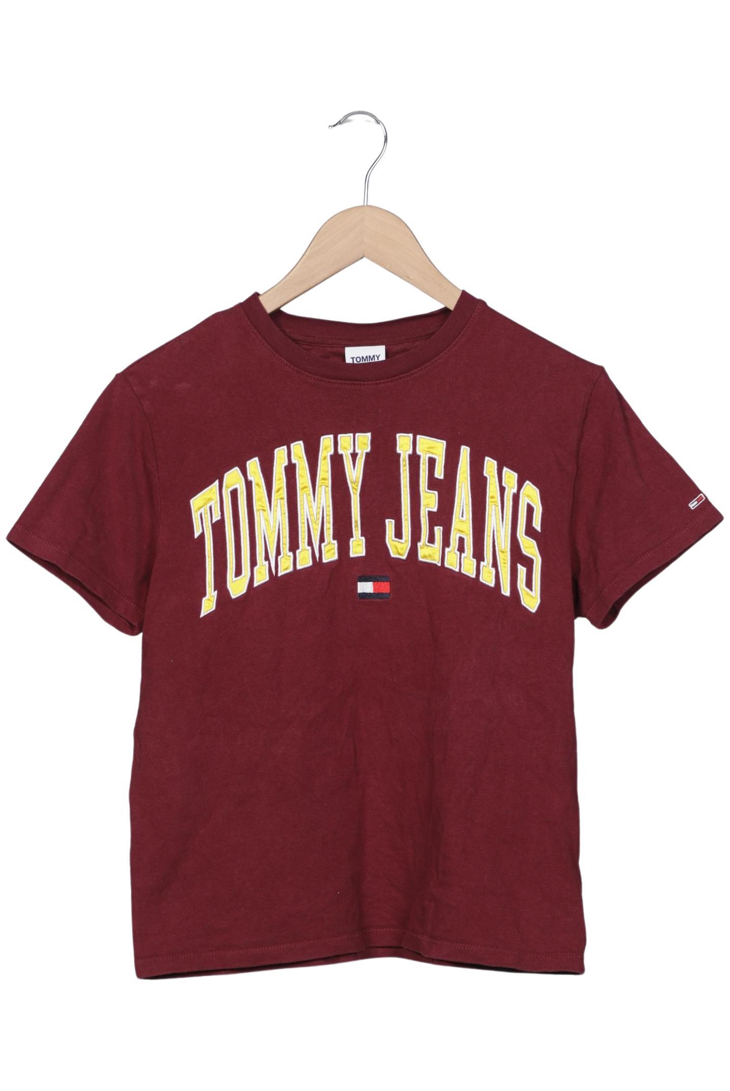 

Tommy Jeans Damen T-Shirt, bordeaux, Gr. 36