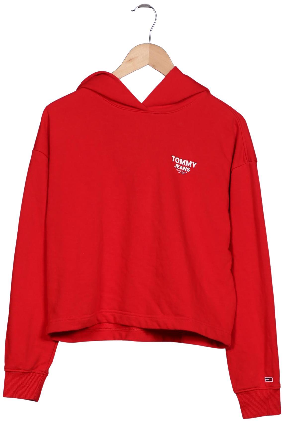 

Tommy Jeans Damen Kapuzenpullover, rot, Gr. 38