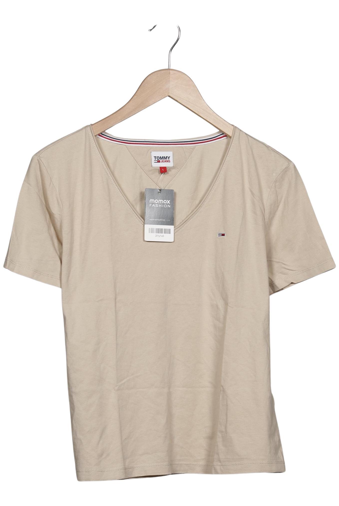 

Tommy Jeans Damen T-Shirt, beige, Gr. 42