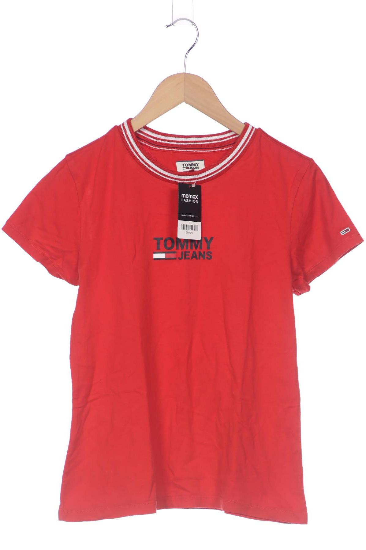 

Tommy Jeans Damen T-Shirt, rot, Gr. 36