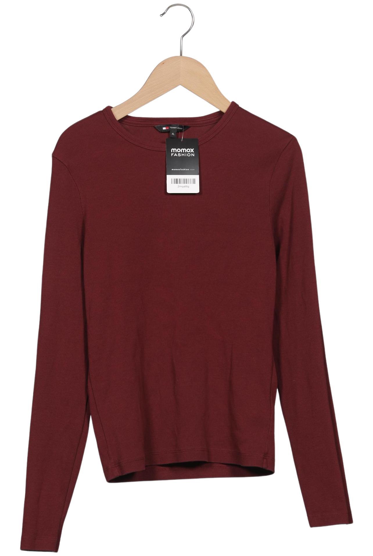 

Tommy Jeans Damen Langarmshirt, bordeaux, Gr. 44